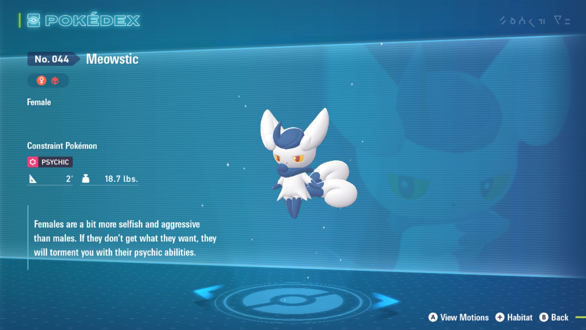 Meowstic has access to a number of set-up moves (Image via The Pokemon Company)