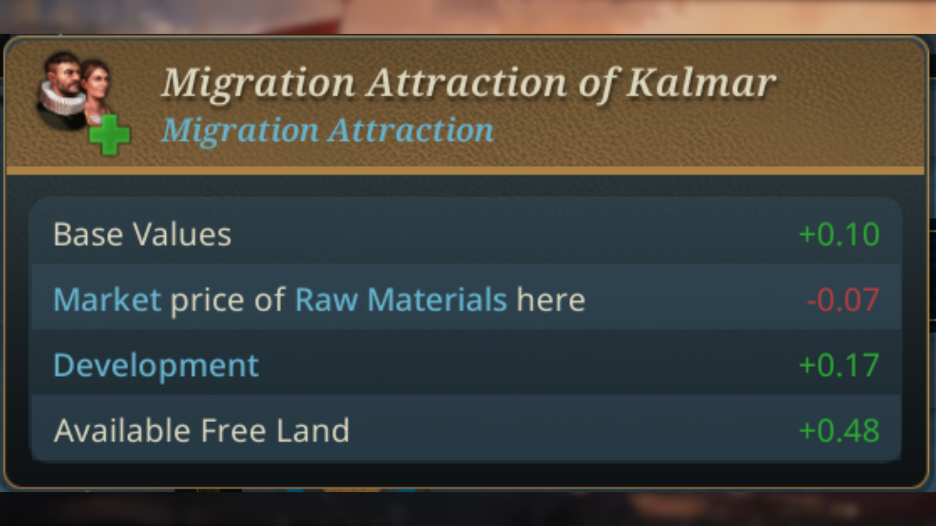 Migration will be a determining factor for population growth in EU5 (Image via Paradox Interactive)