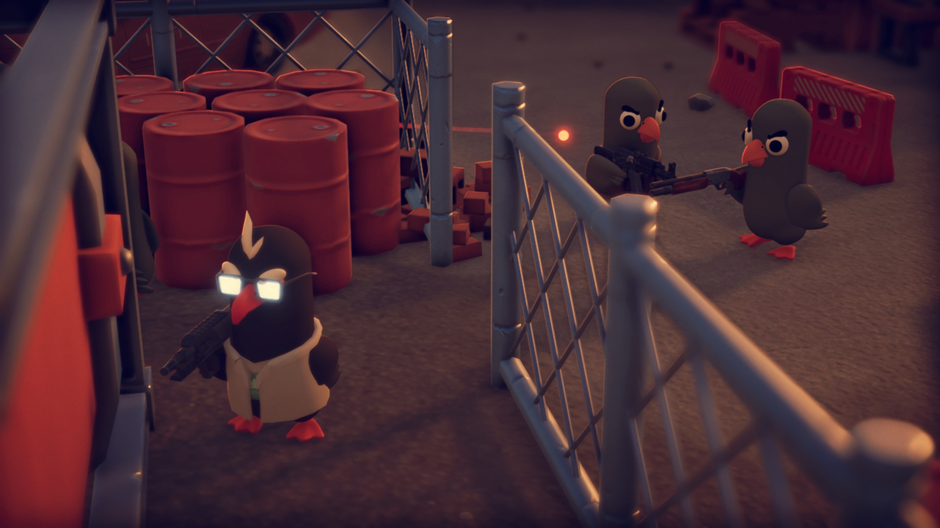 Mine Manager and his guards in Escape From Duckov (Image via bilibili | Deltia's Gaming)