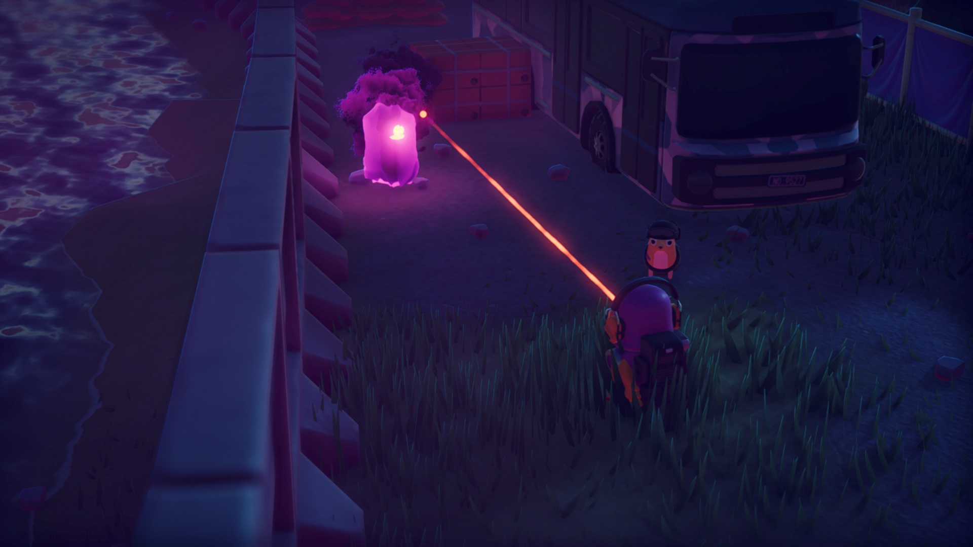 Collect Space Crystals in Escape From Duckov (Image via bilibili | Deltia's Gaming)