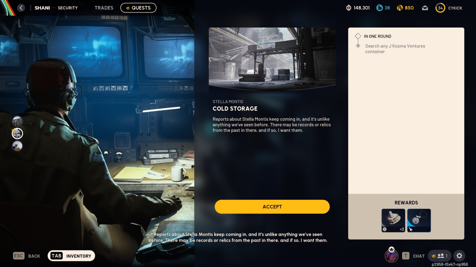 Mission objective (Image via Embark Studios | Deltia’s Gaming)