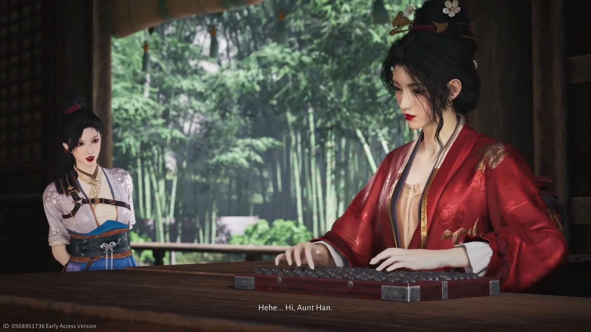 Visit Aunt Han (Image via NetEase Games)