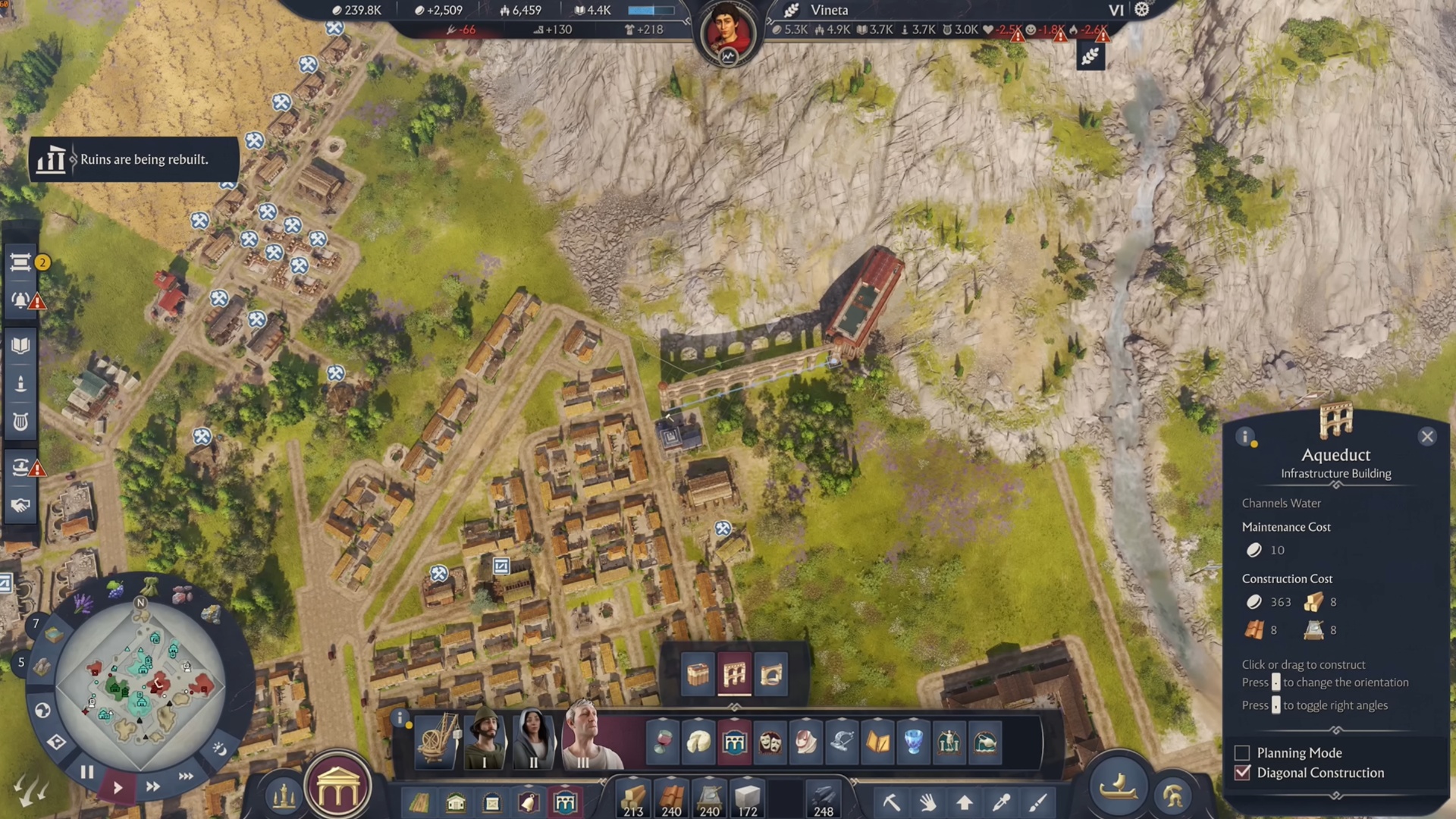 Start from an Aqueduct Source (Image via Ubisoft | @Nivarias/YouTube)