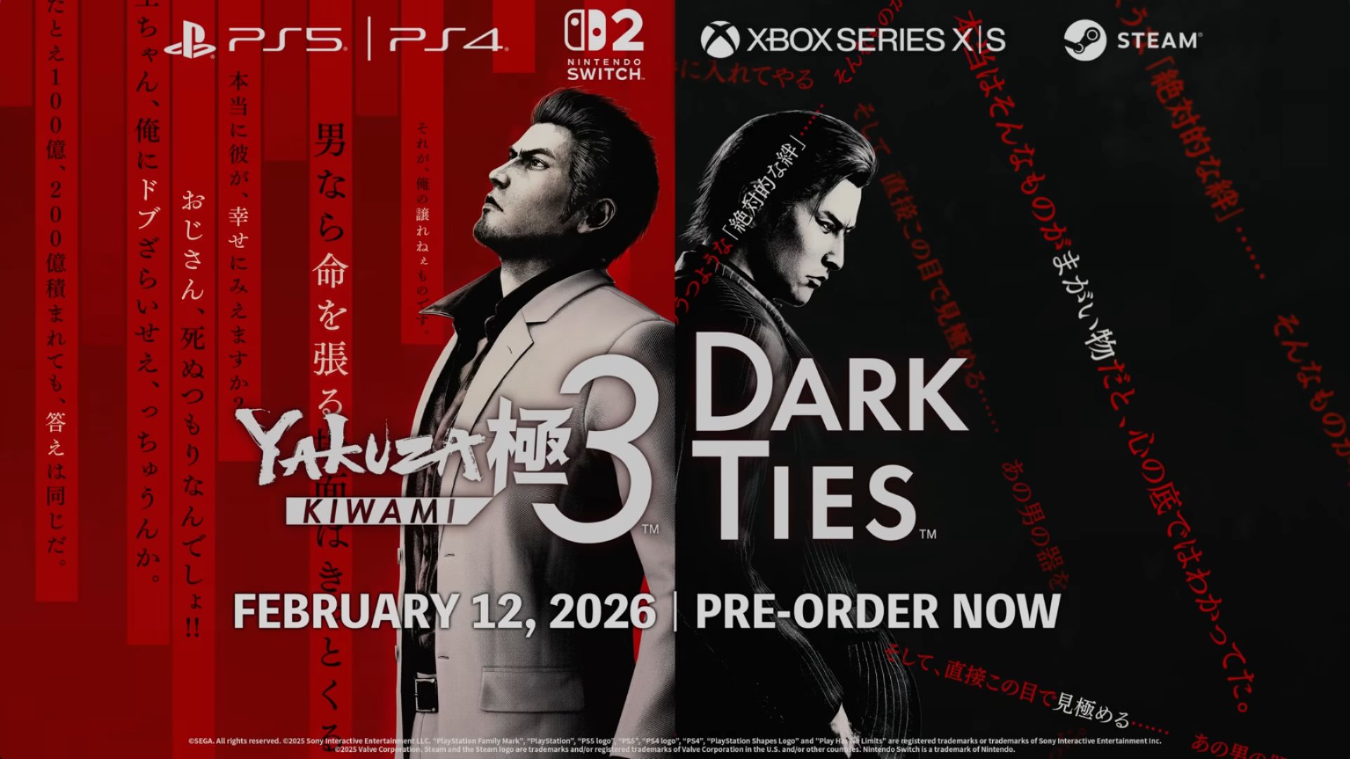 Most Anticipated Video Games for 2026 - Yakuza Kiwami 3 & Dark Ties