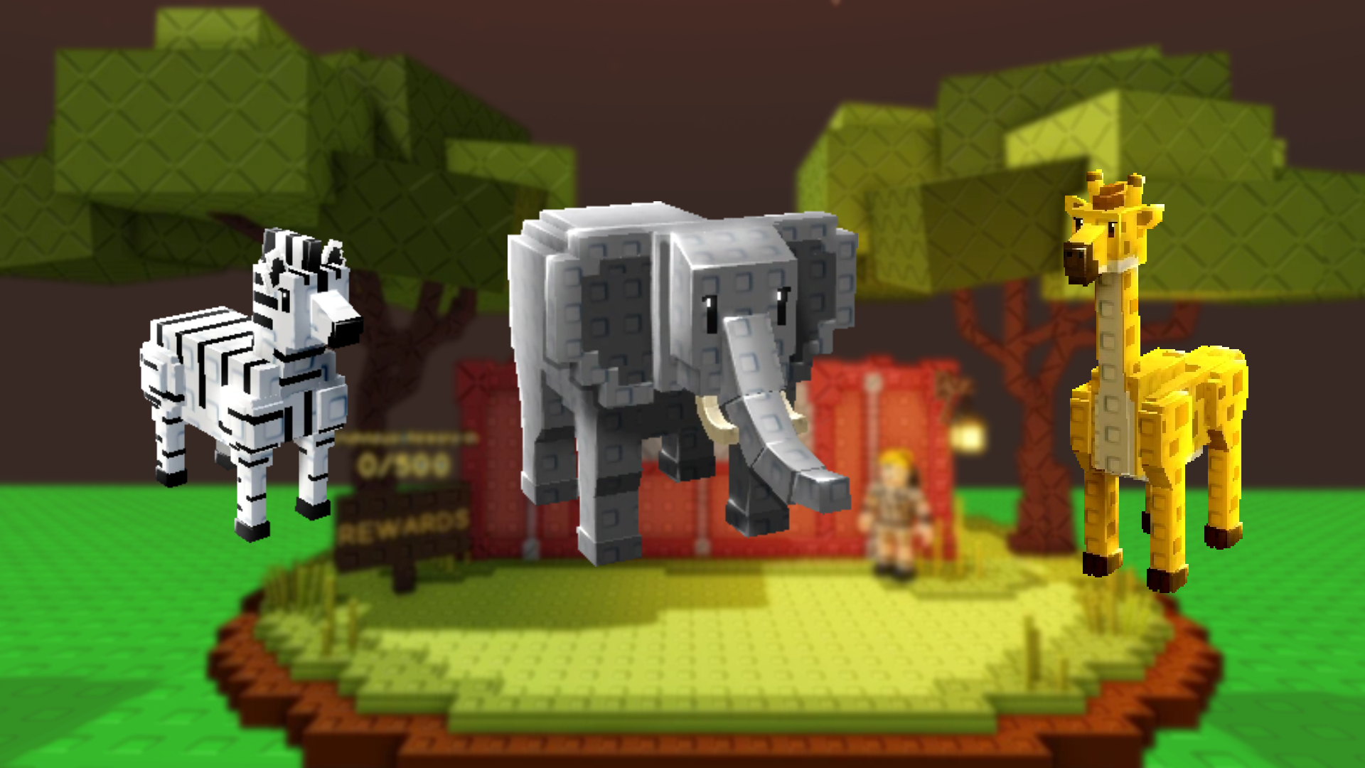 New Pets in the Grow a Garden Safari Harvest Event (Image via Roblox Corporation)