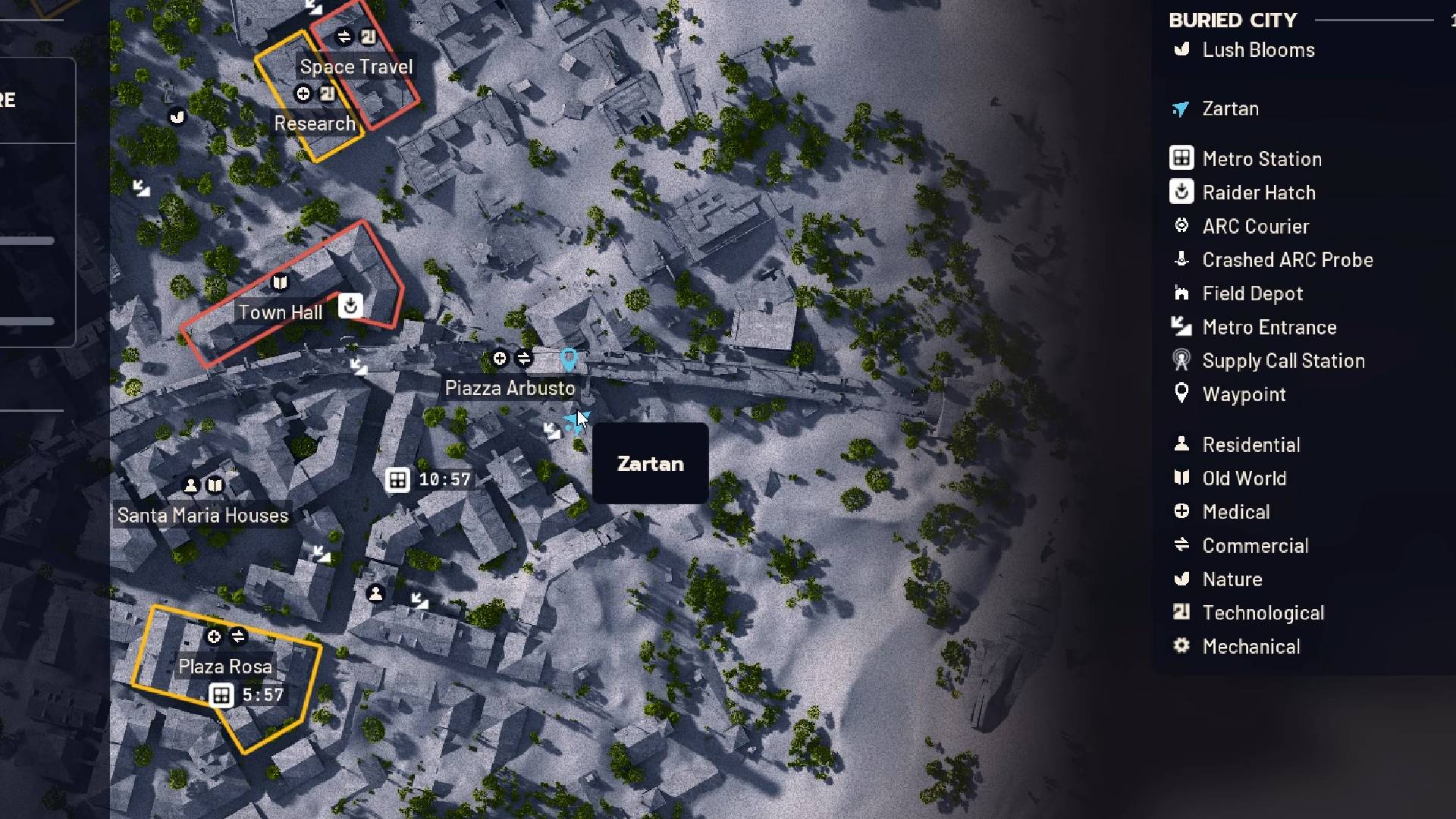 Location of the pharmacy in Arc Raiders (Image via Embark Studios)