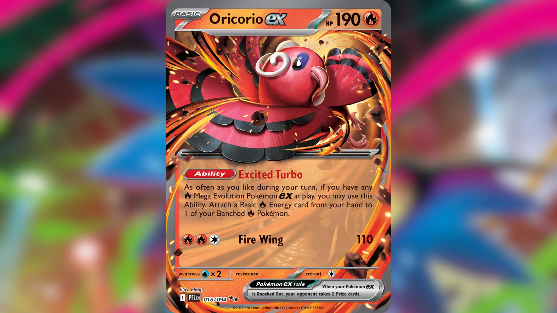 Oricorio ex (Image via TPC)