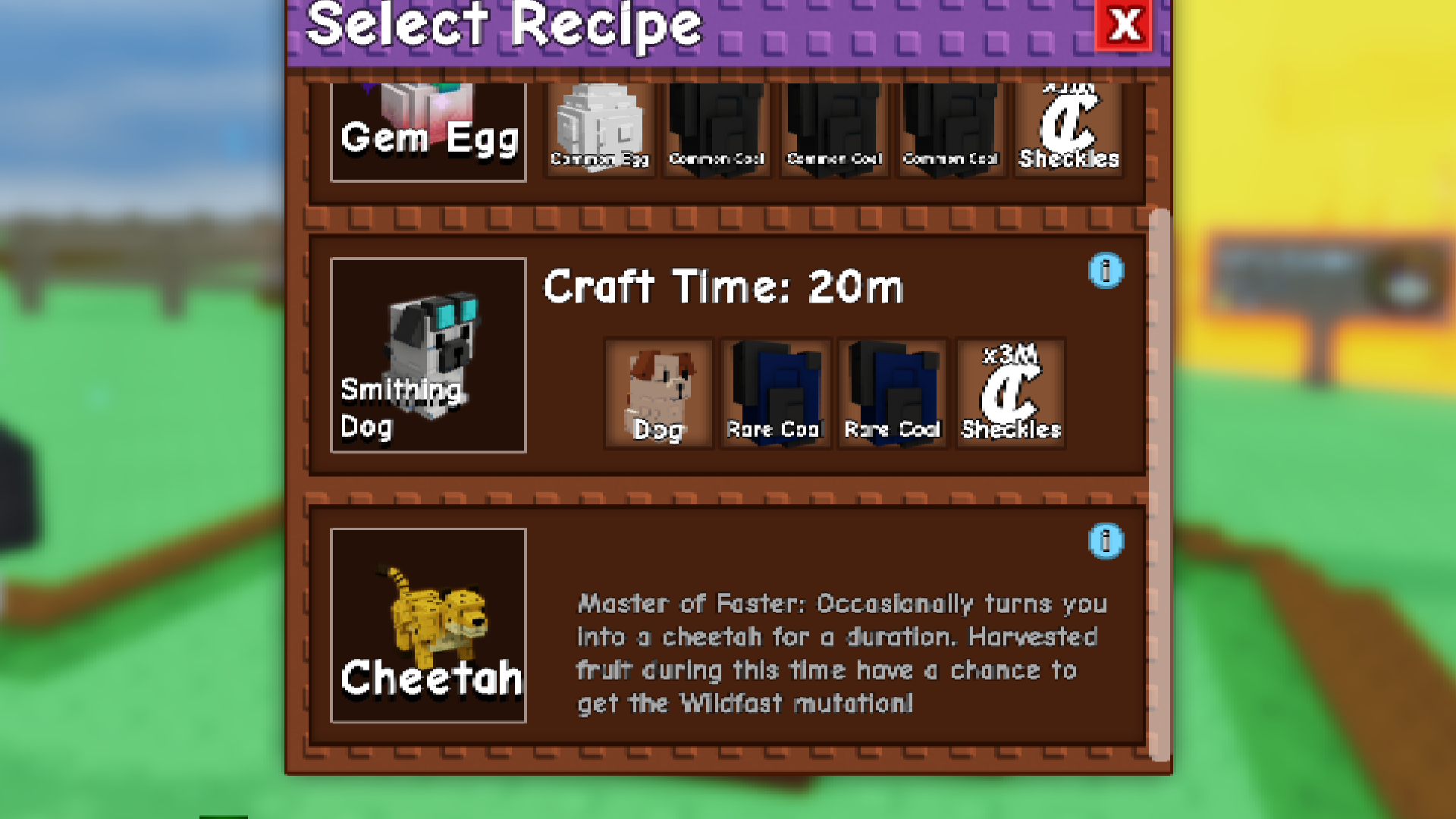 Cheetah Pet trait (Image via Roblox Corporation)