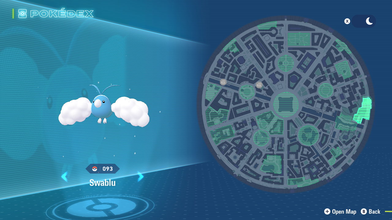 Swablu location (Image via The Pokemon Company)