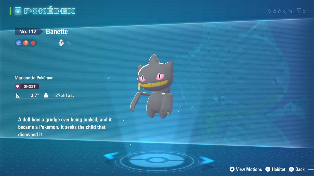 Best moveset and nature for Banette in Legends Z-A (Image via The Pokemon Company)