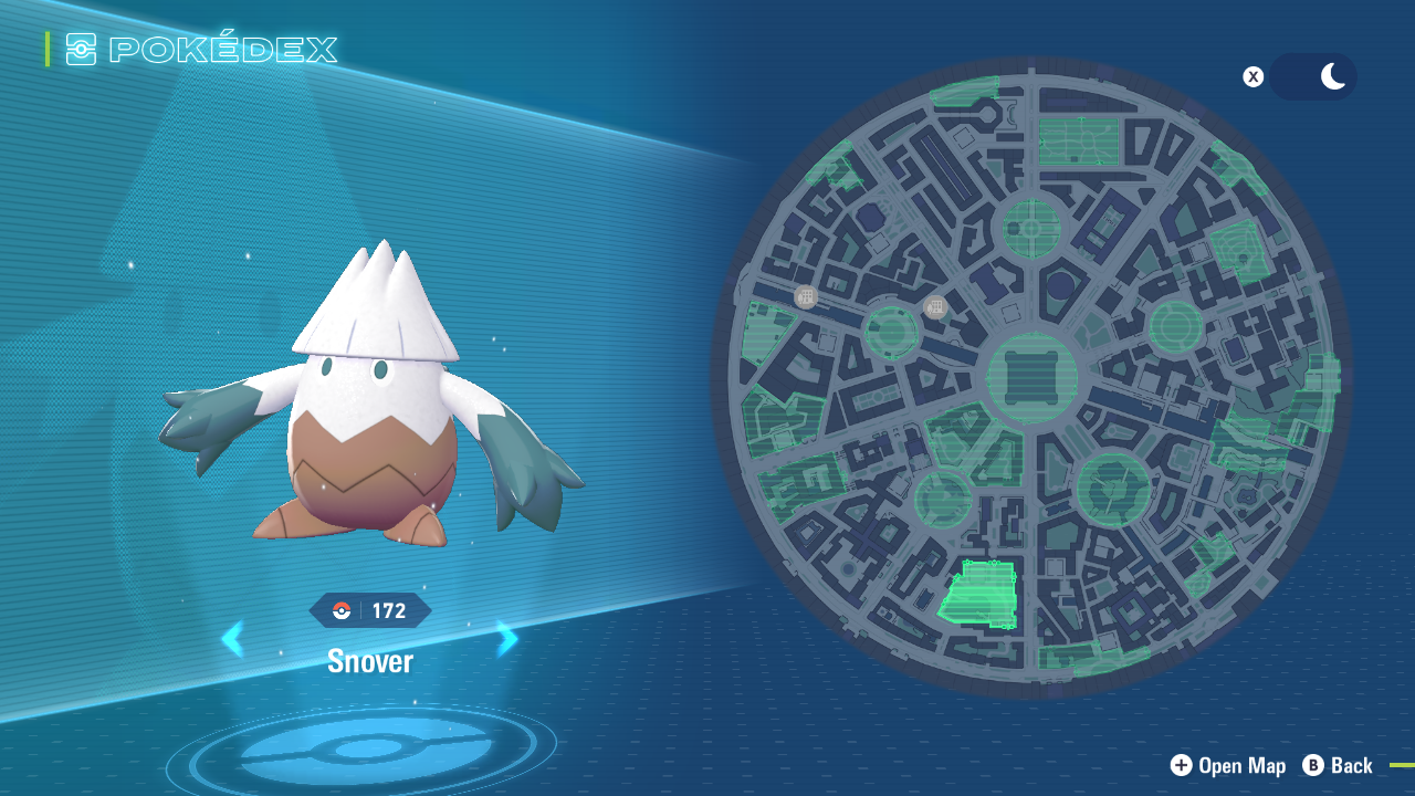 Snover and Ambomasnow location (Image via The Pokemon Company)