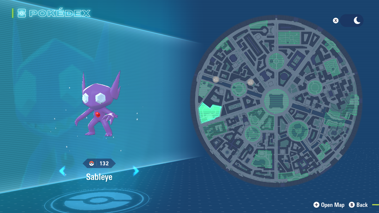 Sableye location (Image via The Pokemon Company)