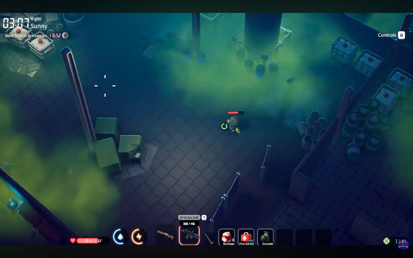 You need to enter the Chemical Plant area to collect the Air Circulation Unit