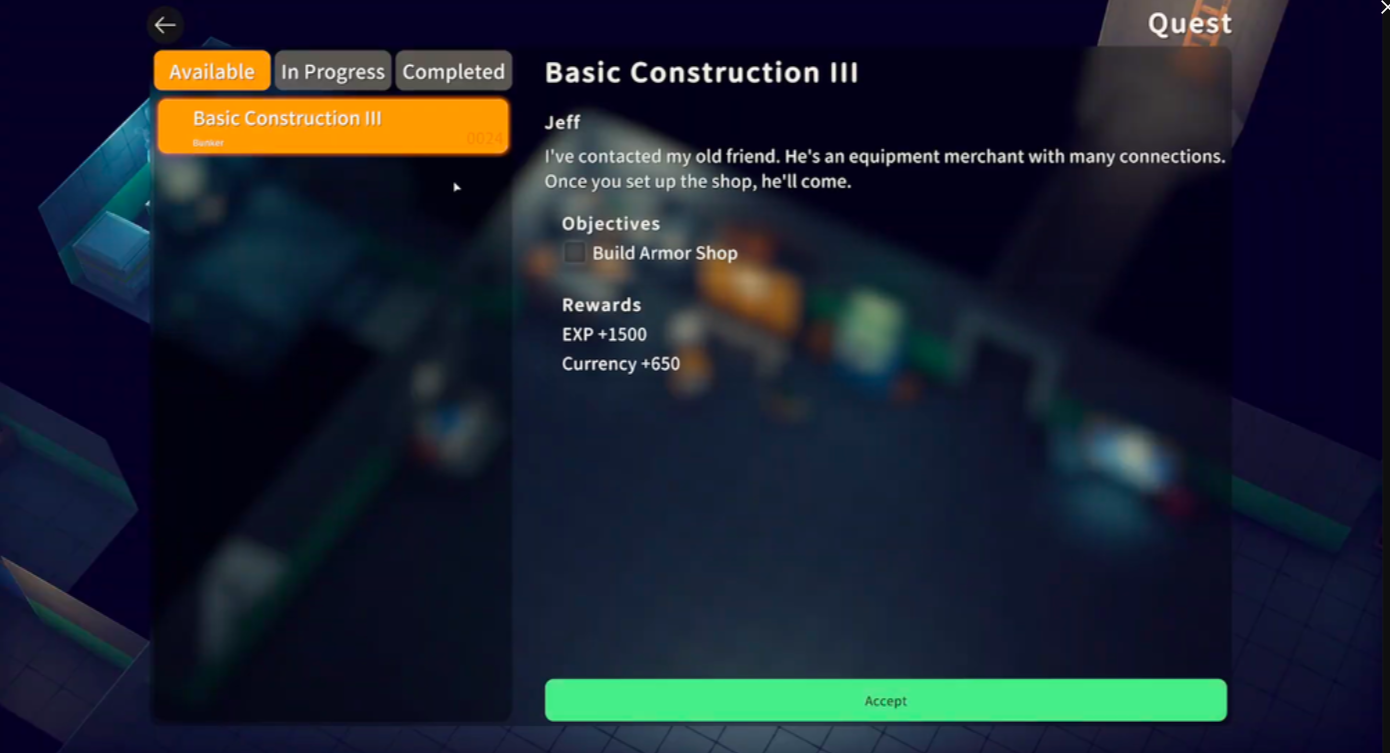 Details about the Basic Construction III quest (Image via bilibili)