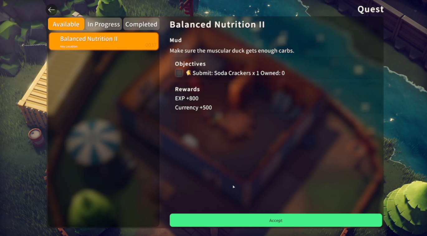 Details of the Balanced Nutrition II quest (Image via bilibili)