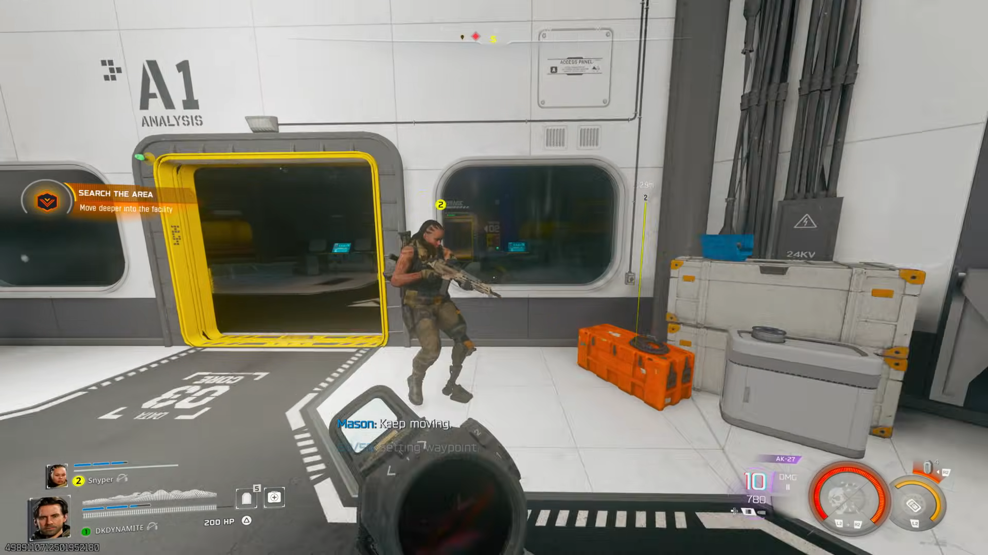 Get deeper into the facility (Source: Activision, @dkdynamite1/YouTube)