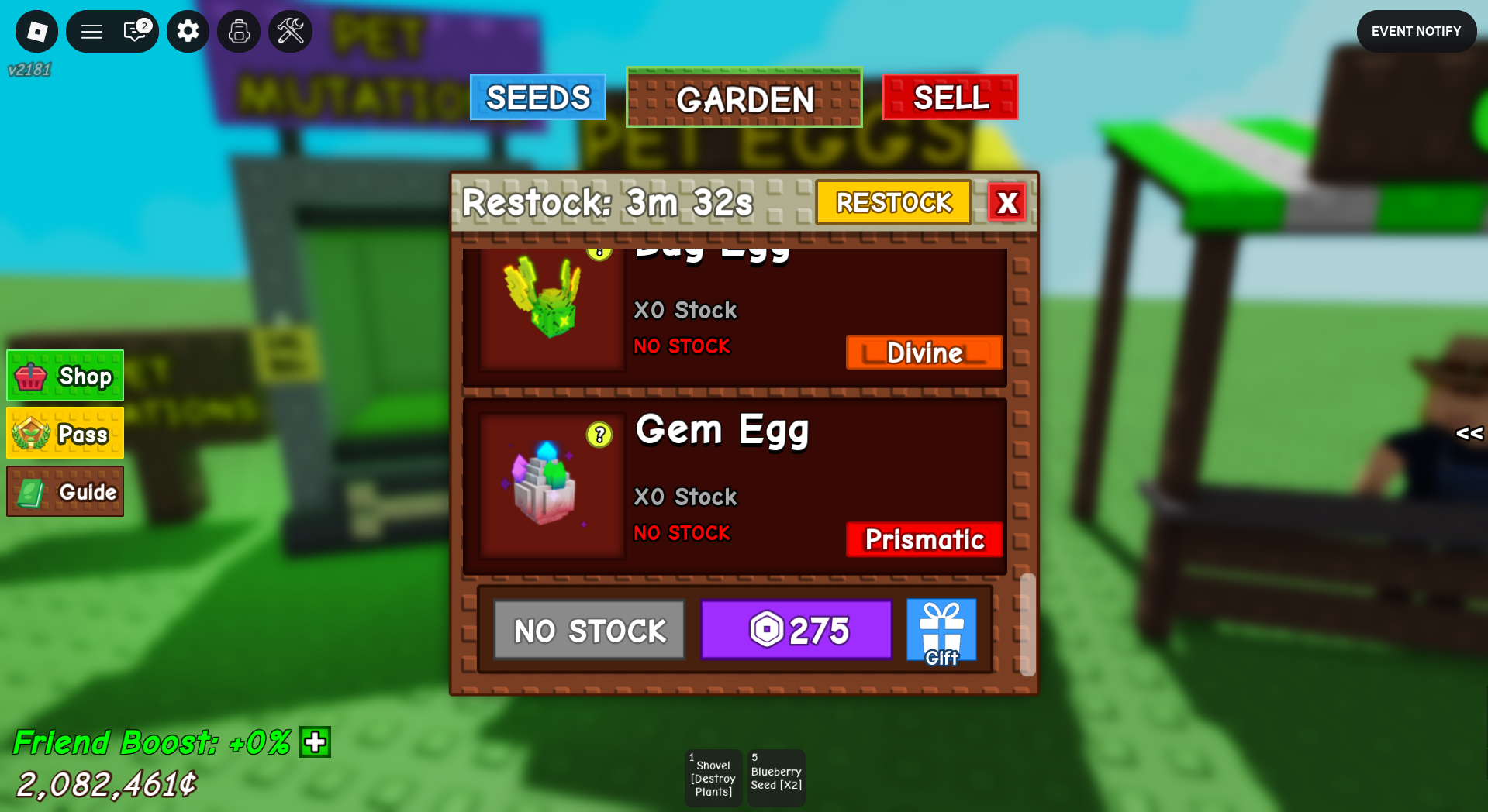 You can even buy the Gem Egg from the Pet Shop (Image via Roblox Corporation)
