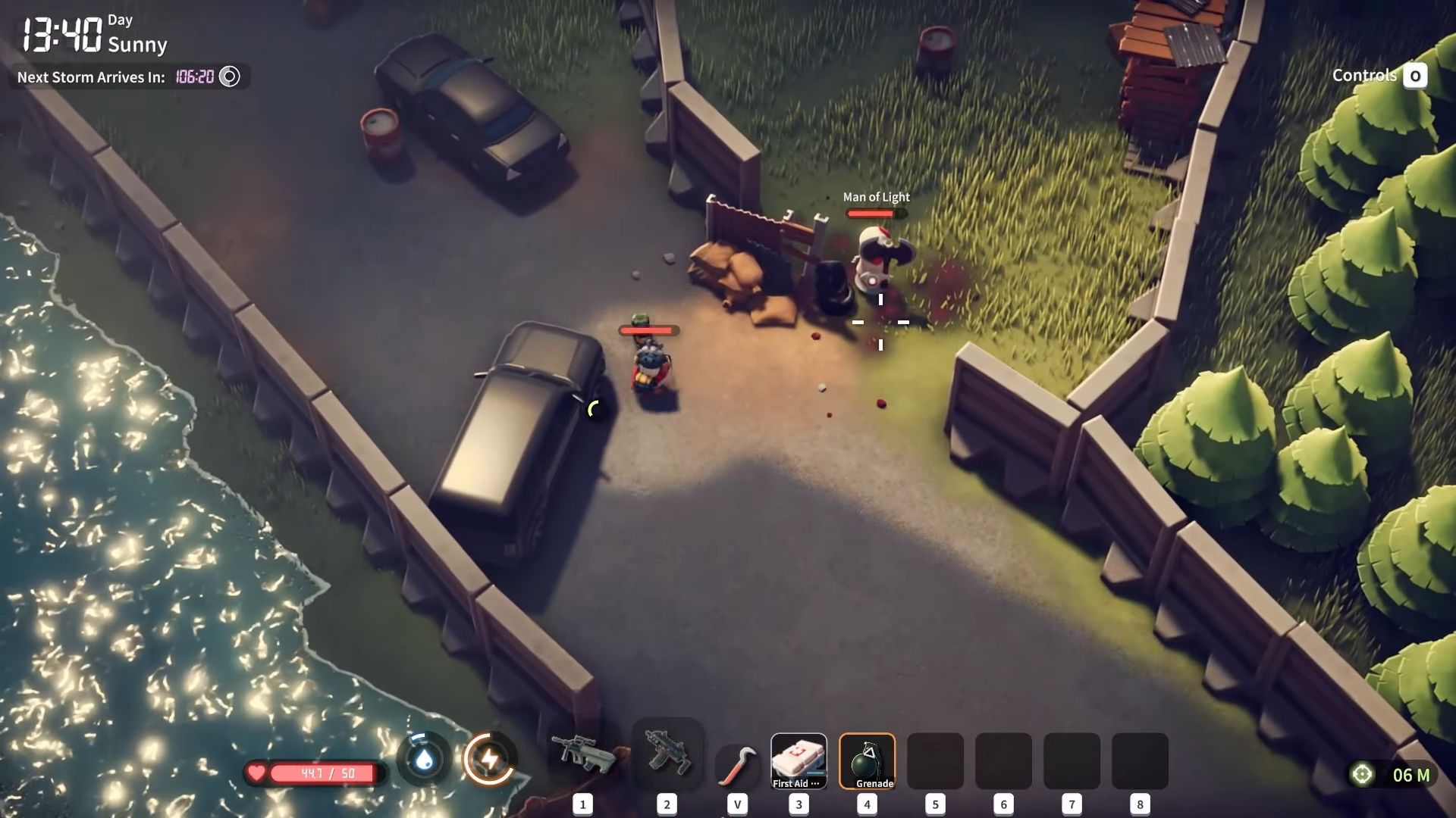 Stay away from the boss's axe in Escape From Duckov (Image via bilibili)