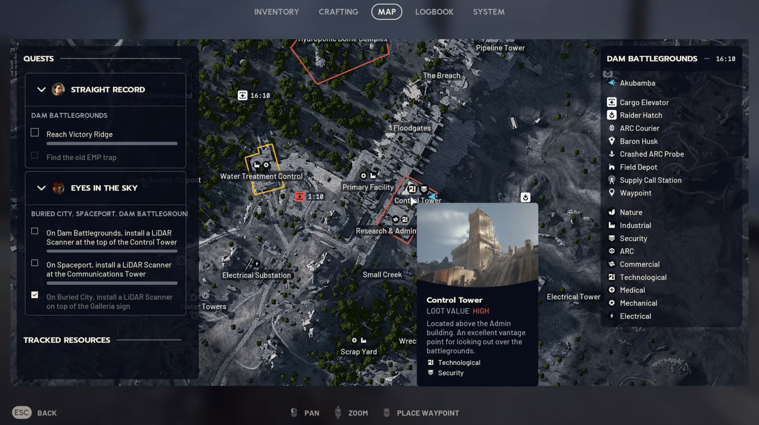 Install the LIDAR scanner in Dam Battlegrounds (Image via Embark Studios)