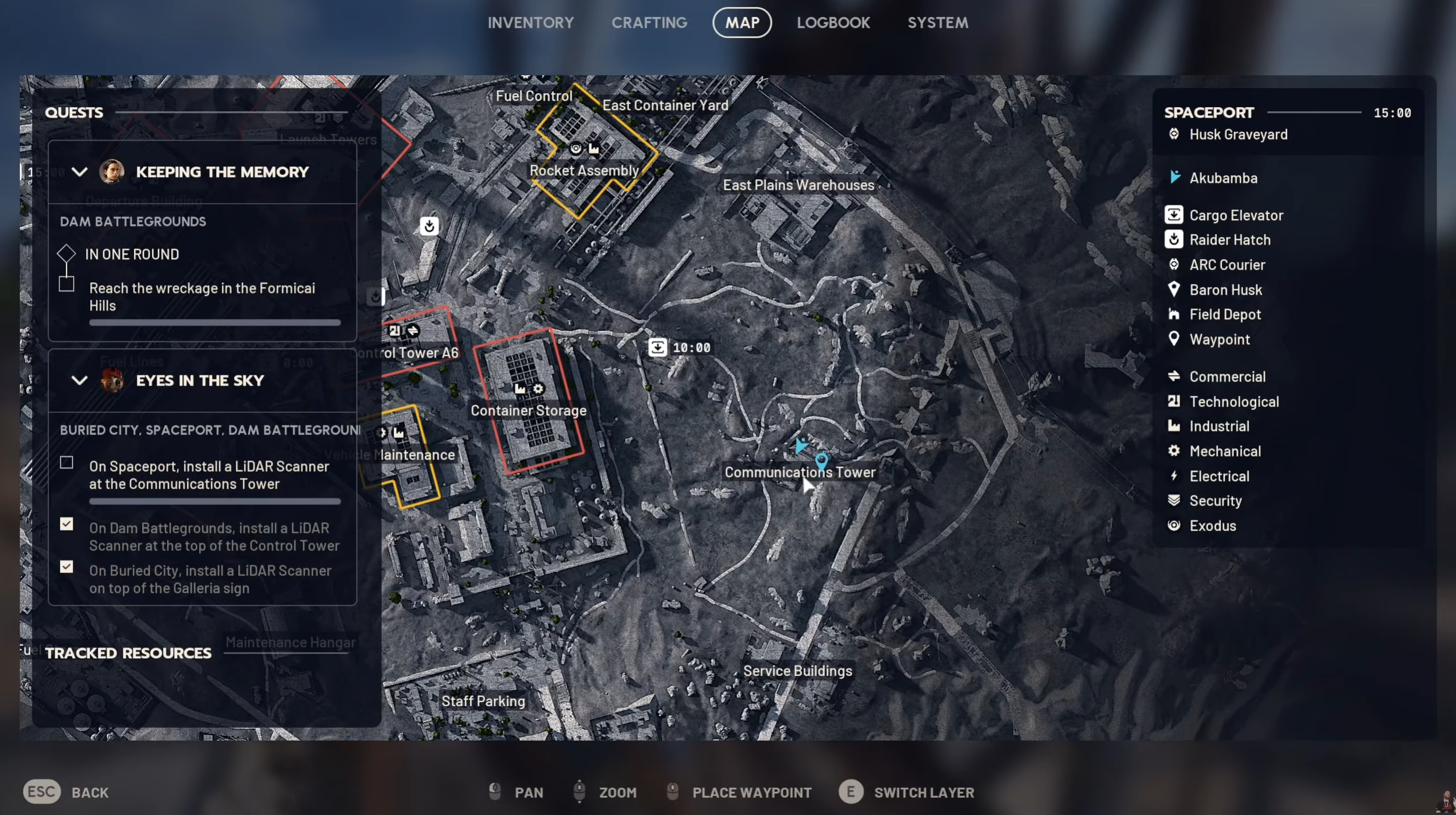 Note: Install the LIDAR scanner in Spaceport (Image via Embark Studios)