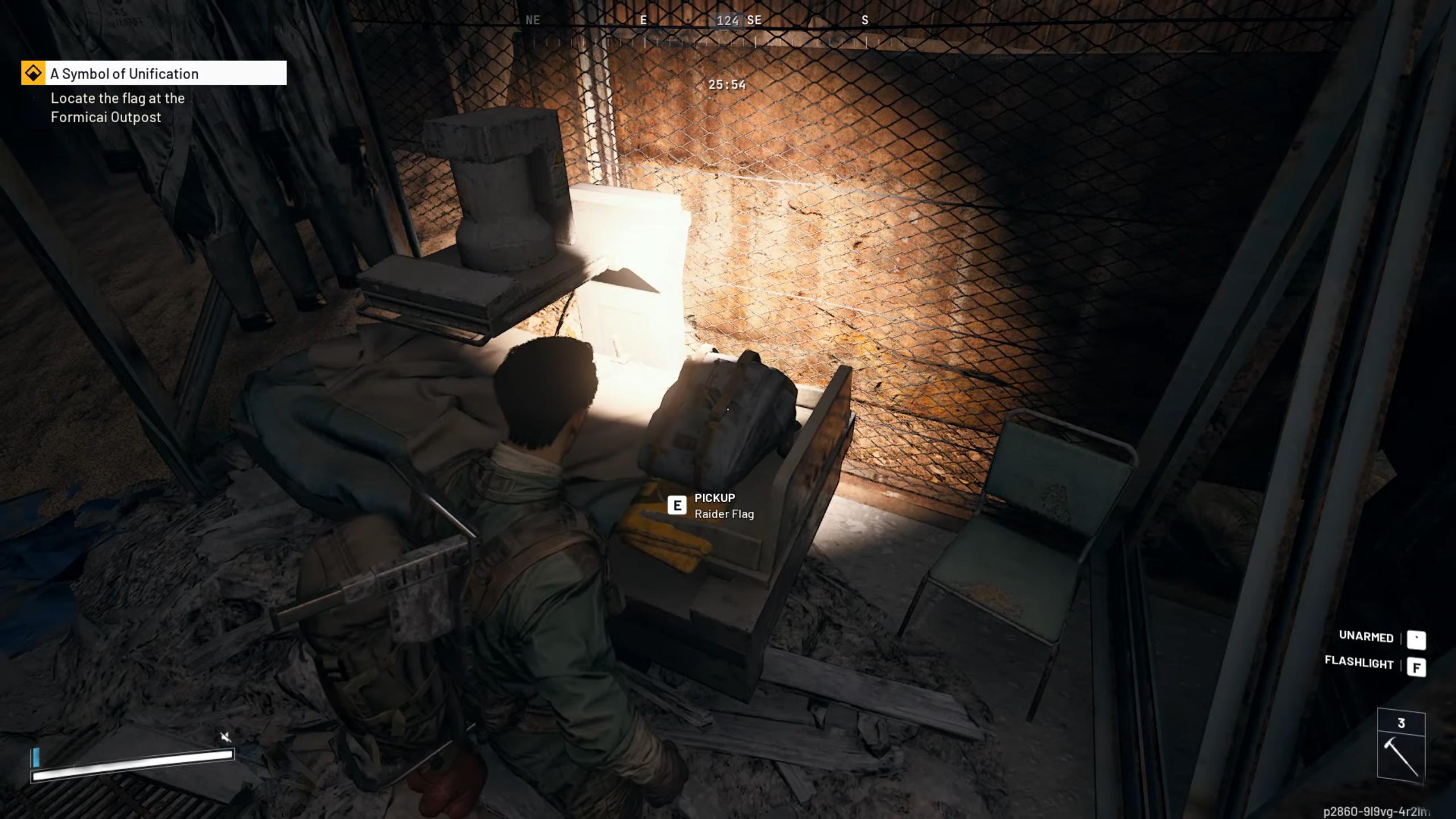 Find the bag and grab the Raider Flag (Image via Embark Studios)