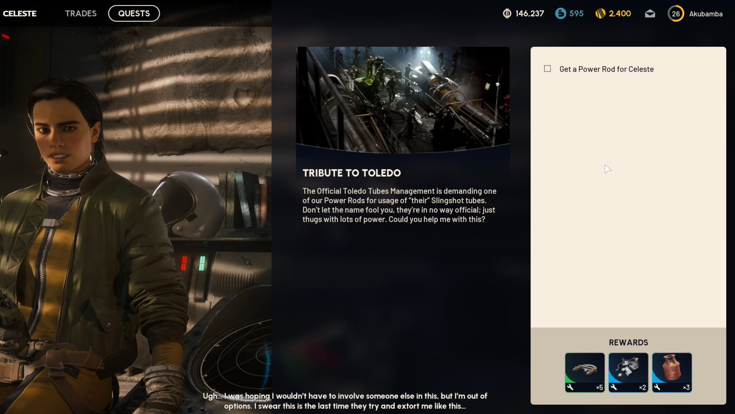 Tribute To Toledo quest overview in Arc Raiders (Image via Embark Studios)