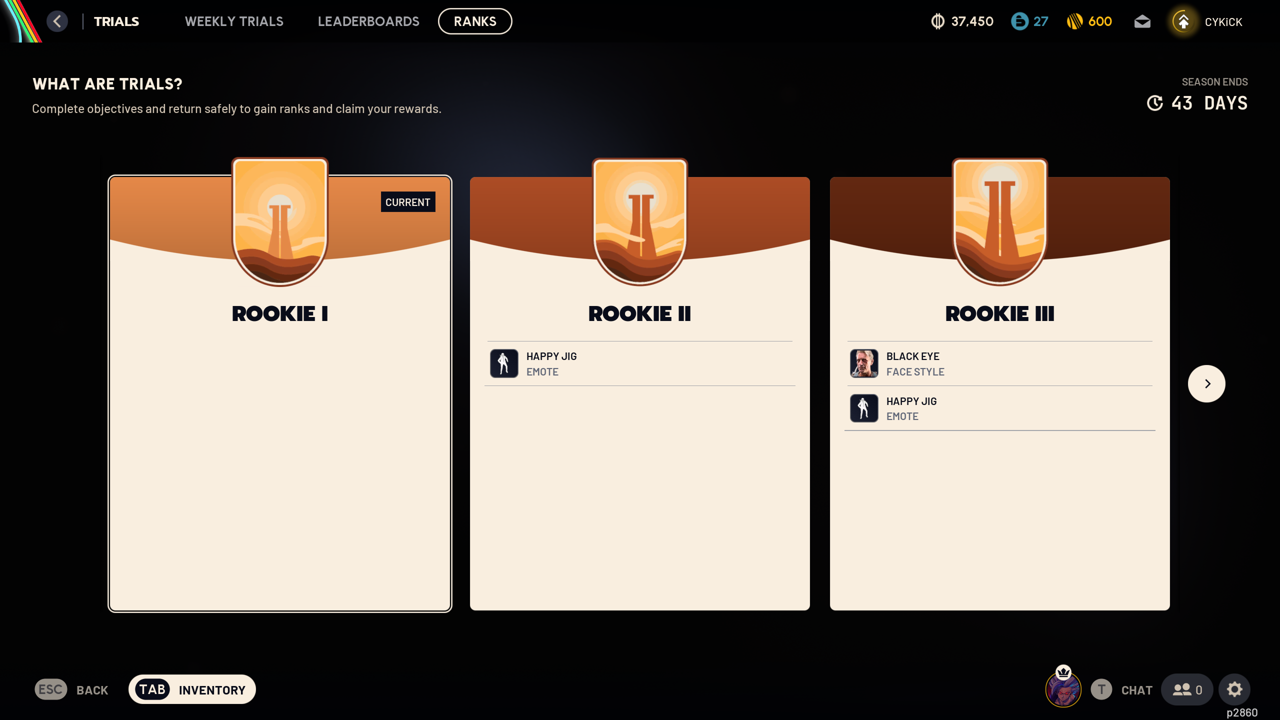 Trials Ranking system overview in Arc Raiders (Image via Embark Studios0 (image via Embark Studios)