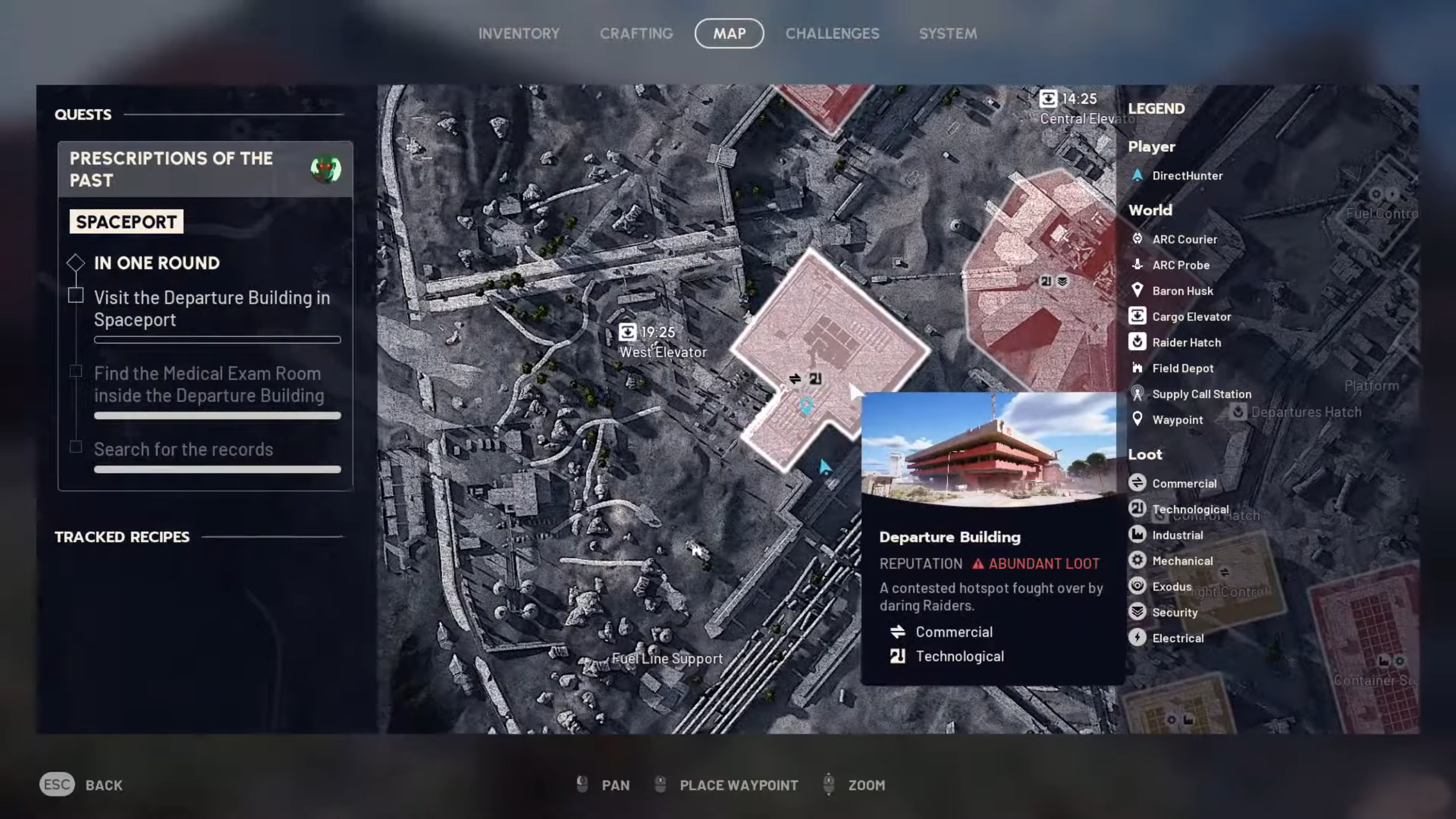 Departure Building location in Arc Raiders (Image via Embark Studios)