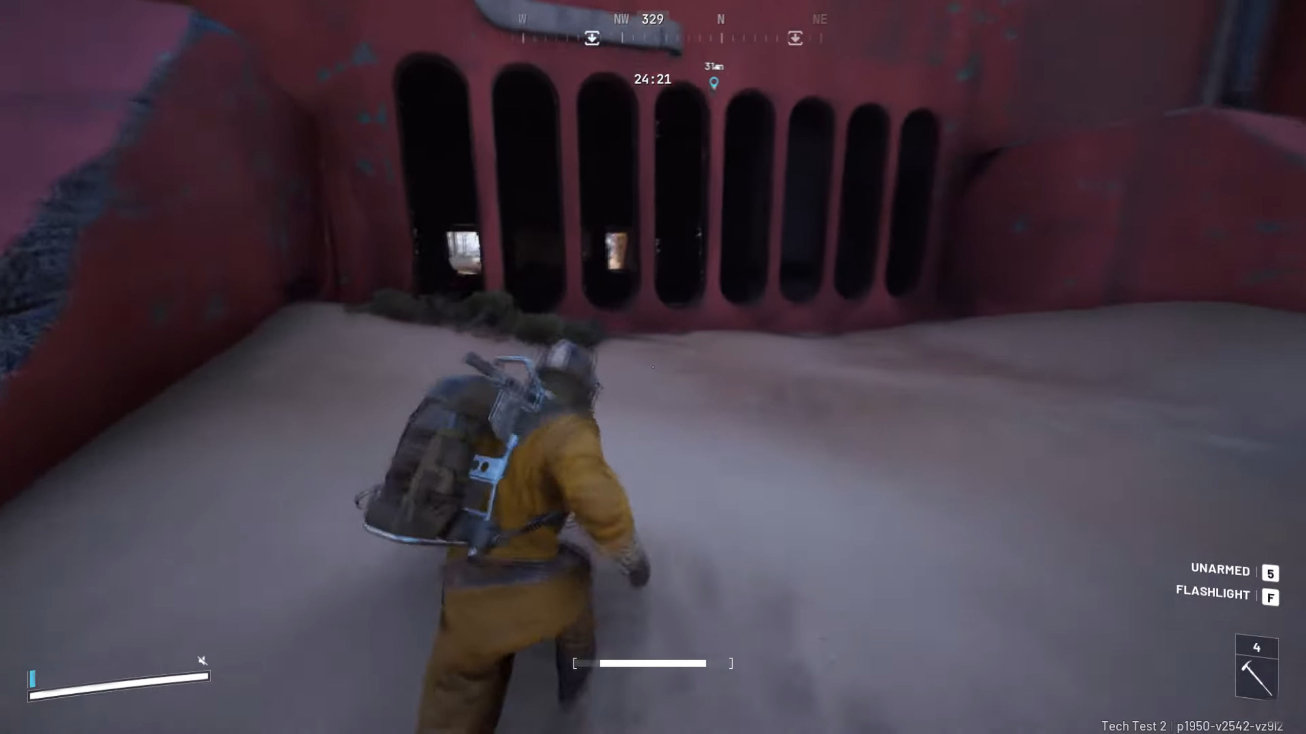 Enter the building from the south corner (Image via Embark Studios)