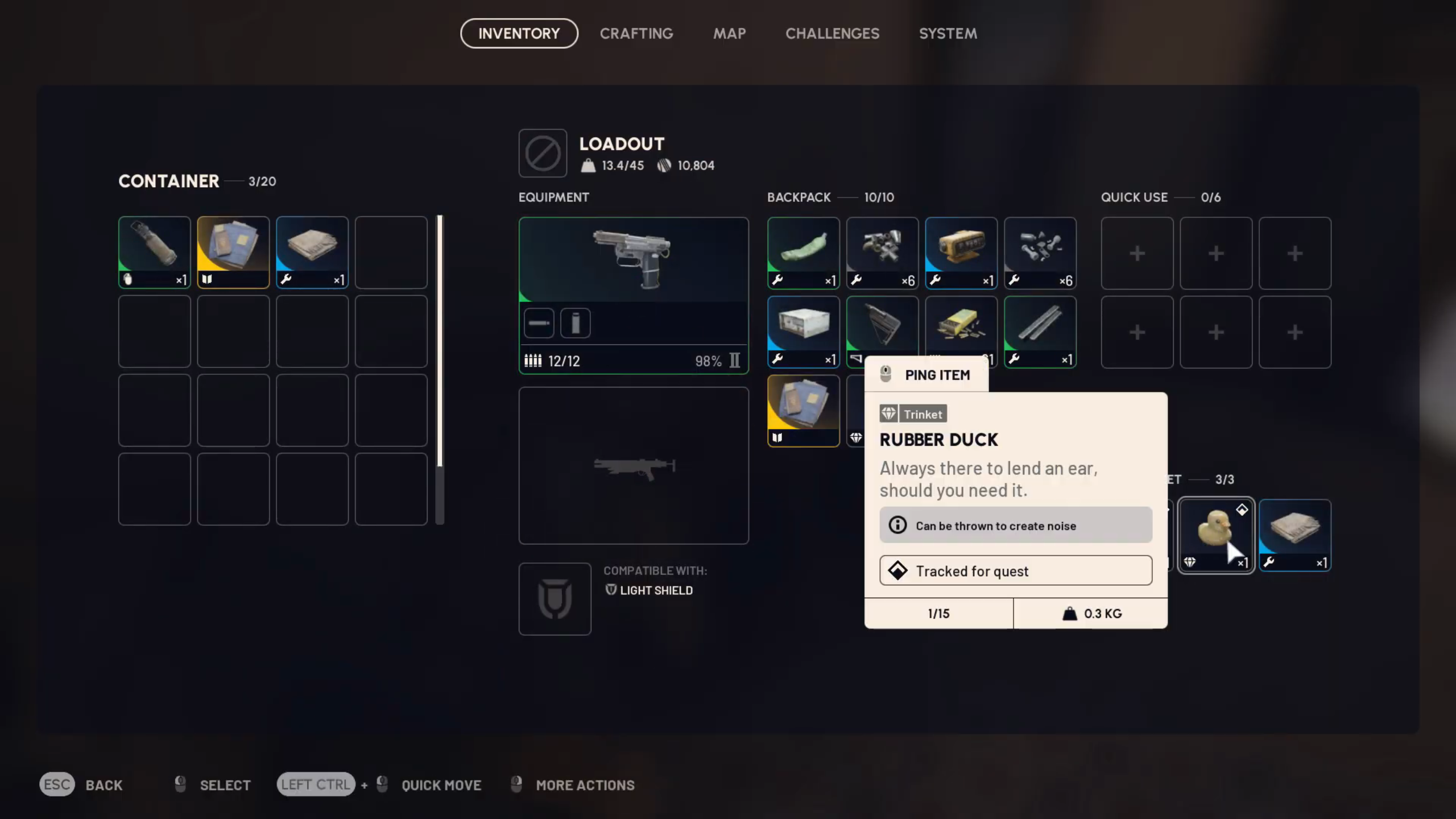 Rubber Duck overview in Arc Raiders (Image via Embark Studios)
