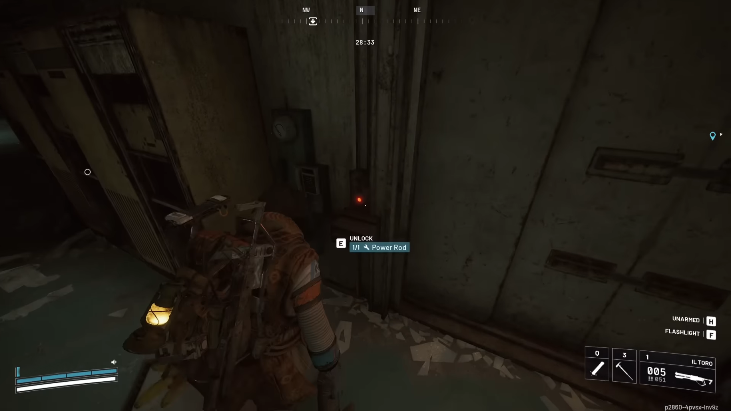 Open the locked door with a power rod (Image via Embark Studios)