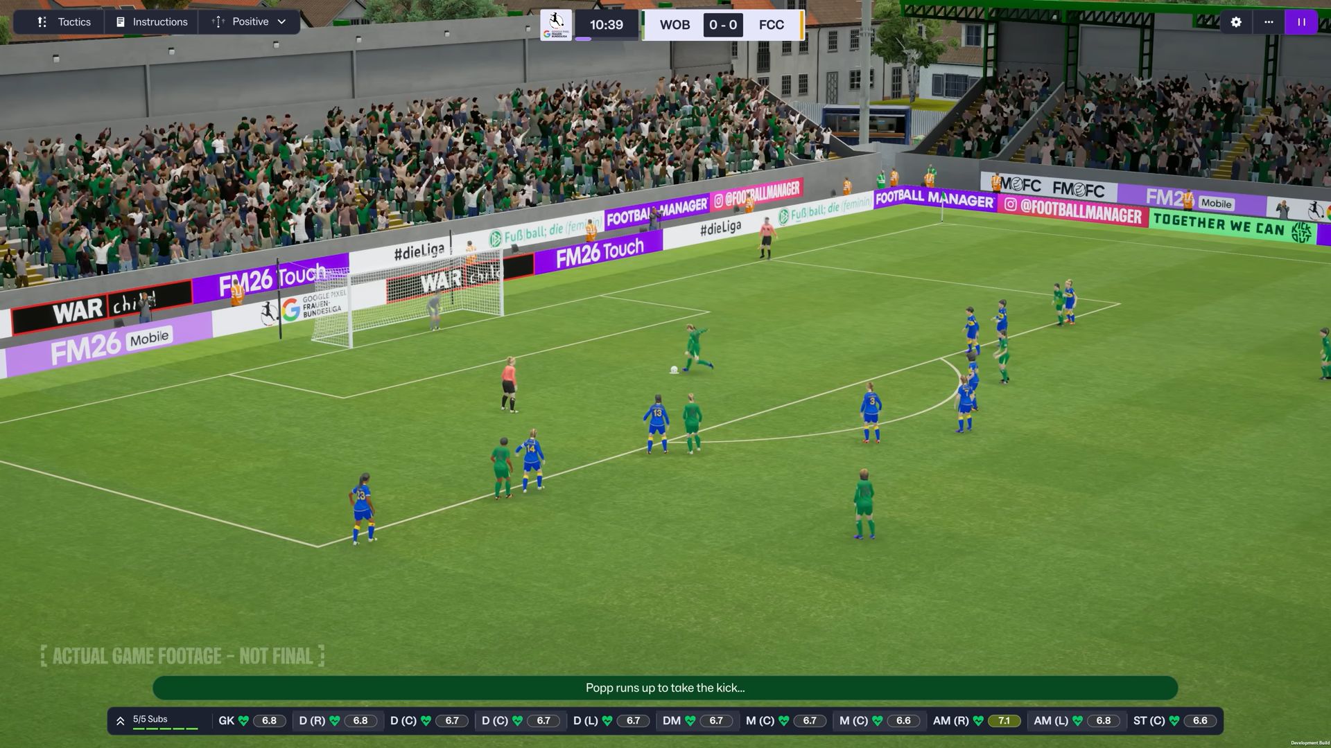 Create problems in the oppositions box with this tactic in Football Manager 26 (Image via SEGA)