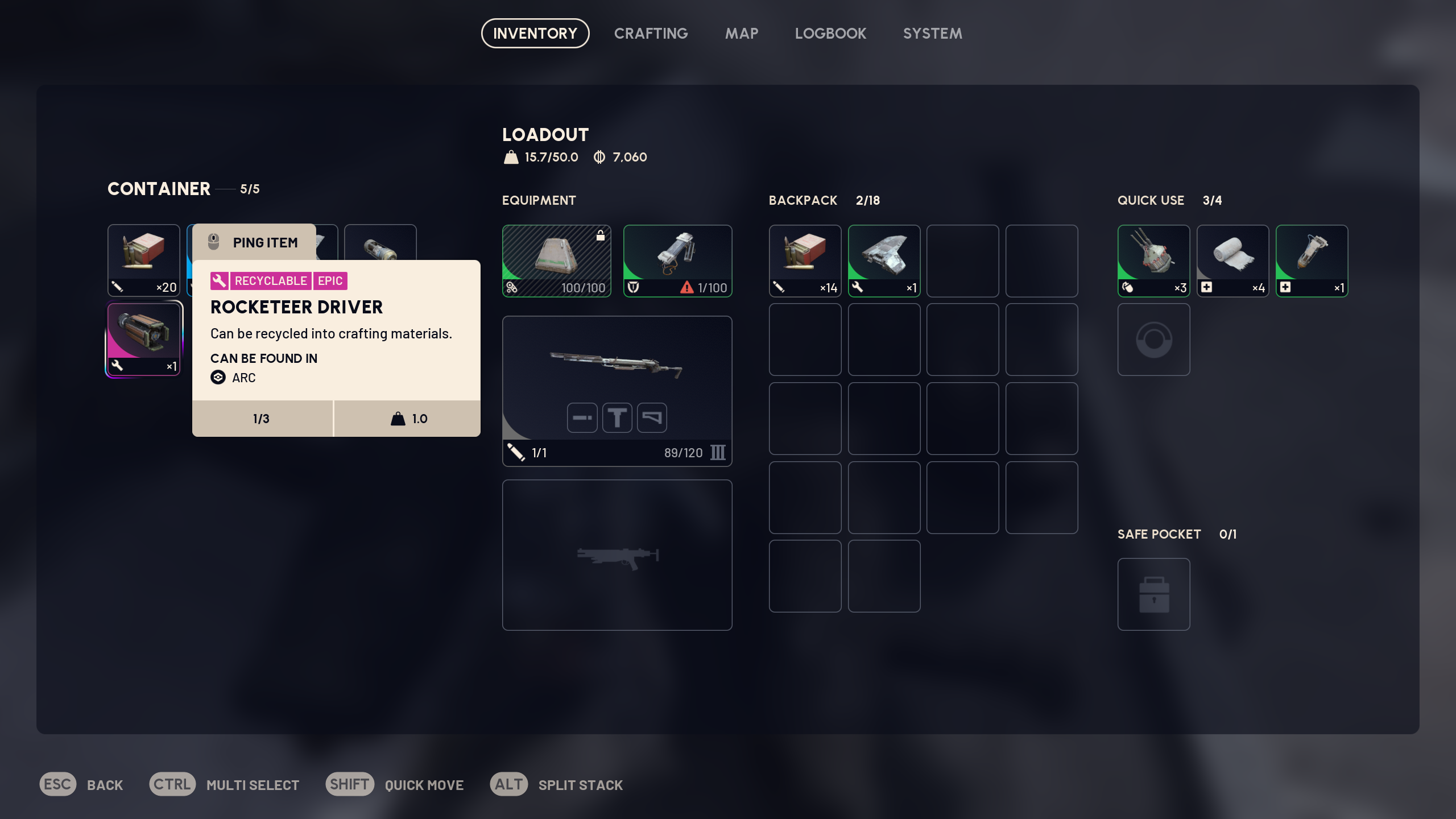 Loot the Rocketeer to find the Rocketeer Driver (Image via Embark Studios)