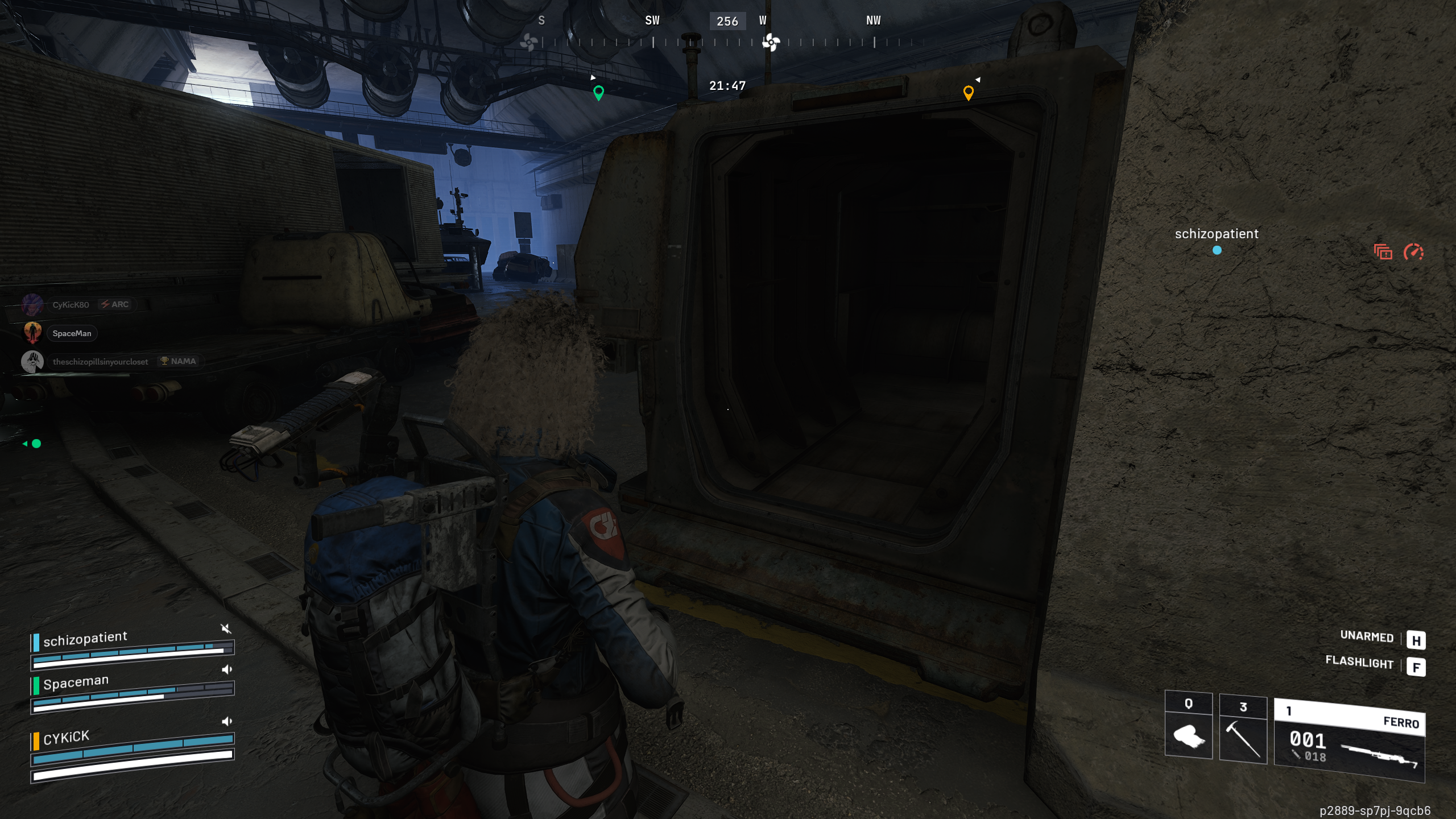 Open the Patrol car with the key (Image via Embark Studios)