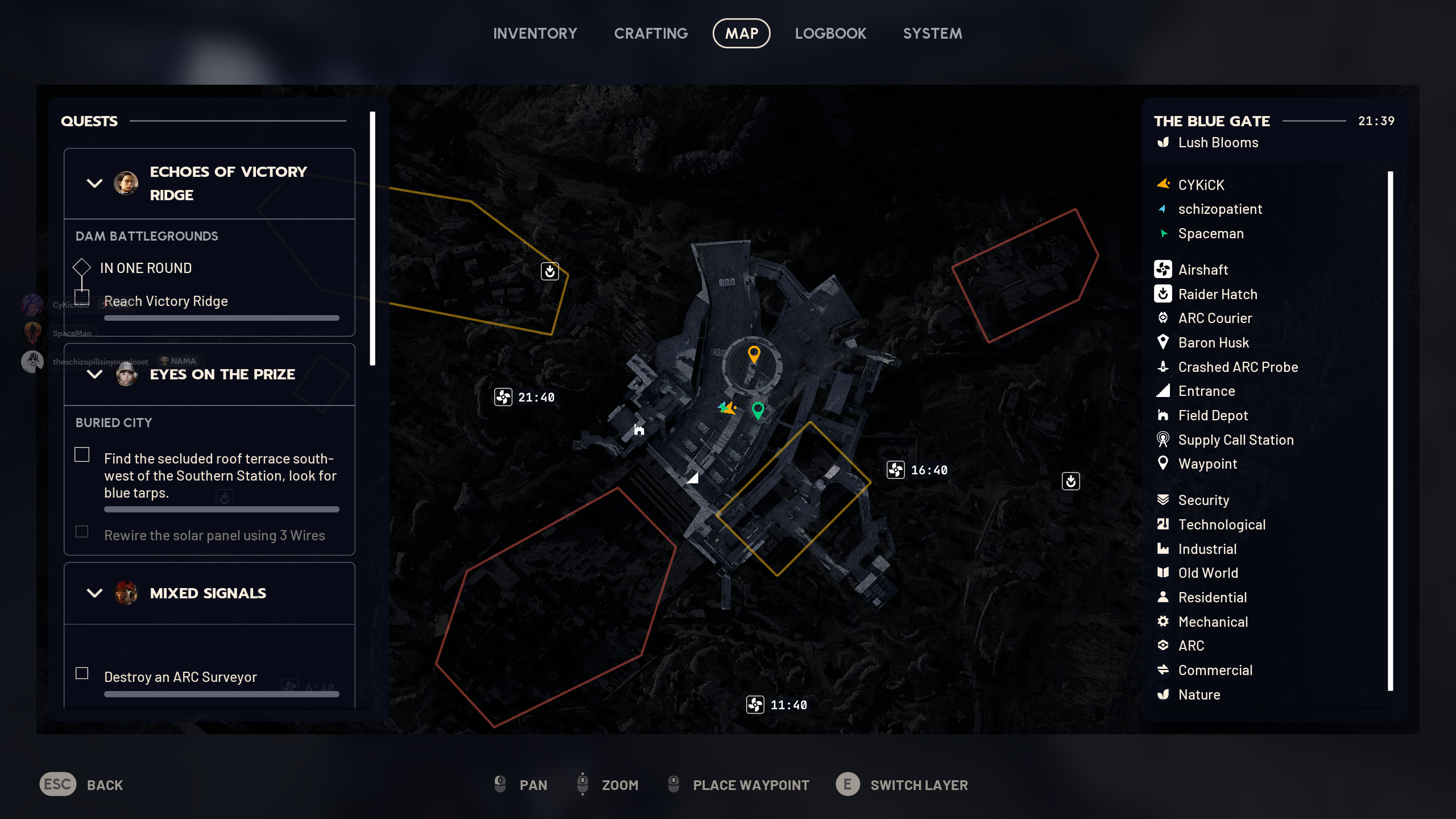 Reach the Headhouse location in the Blue Gate map (Image via Embark Studios)