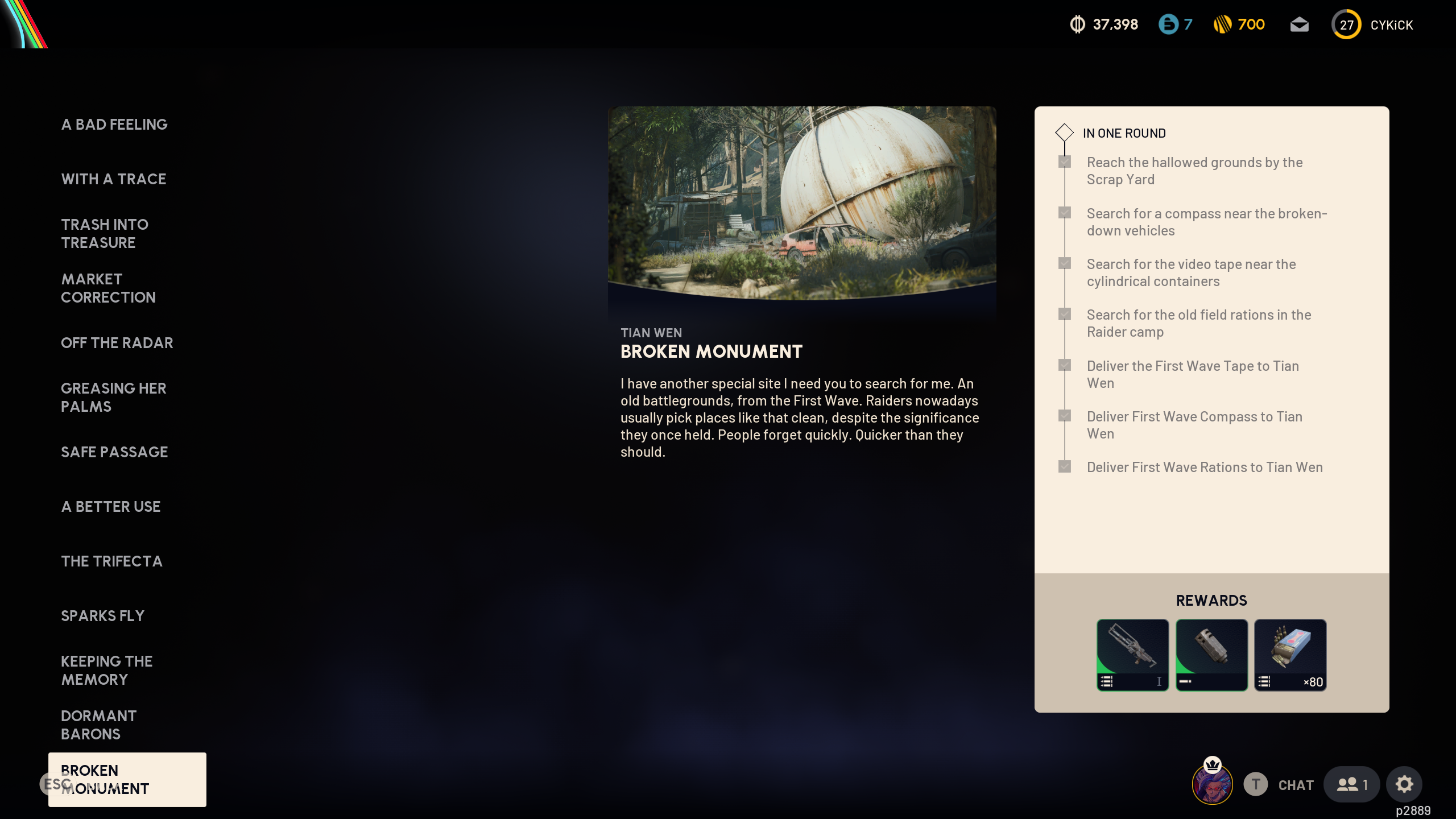 Broken Monument Quest Overview in Arc Raiders (Image via Embark Studios)