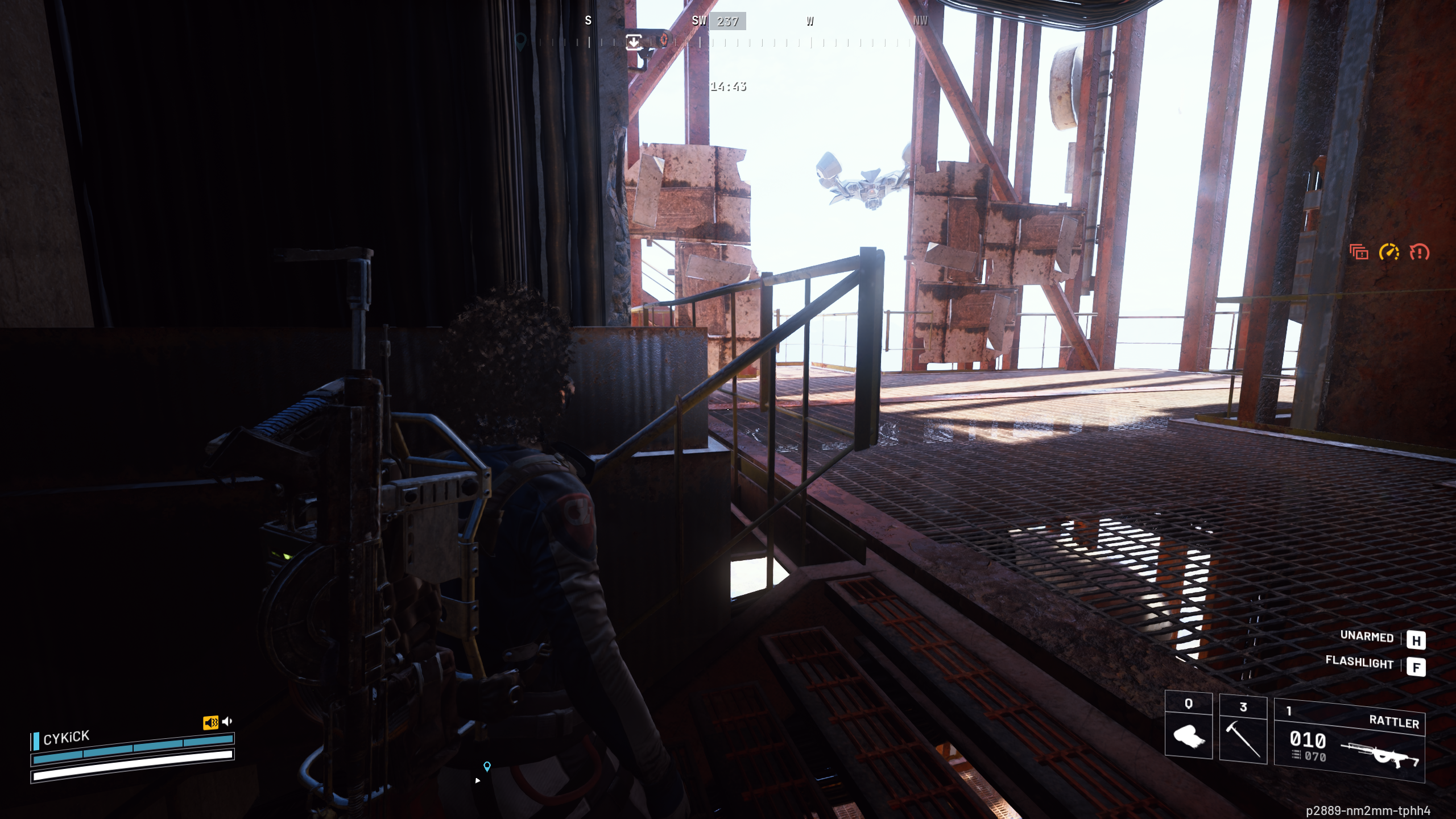 Beware of the Arcs at the top of the Launch Tower (Image via Embark Studios)