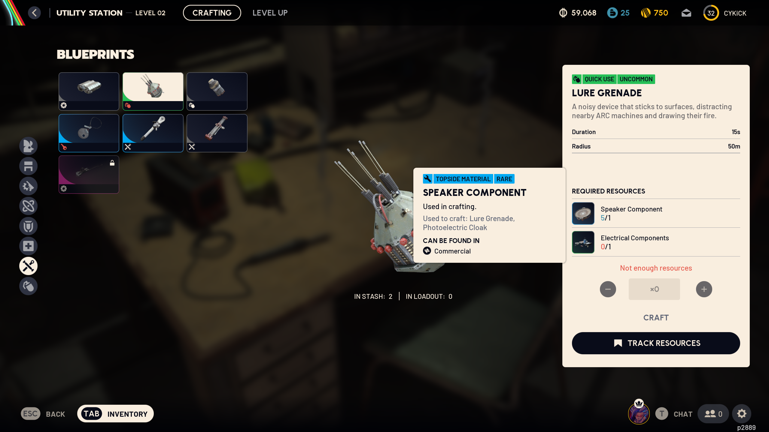 Speaker Component Overview in Arc Raiders (Image via Emark Studios)