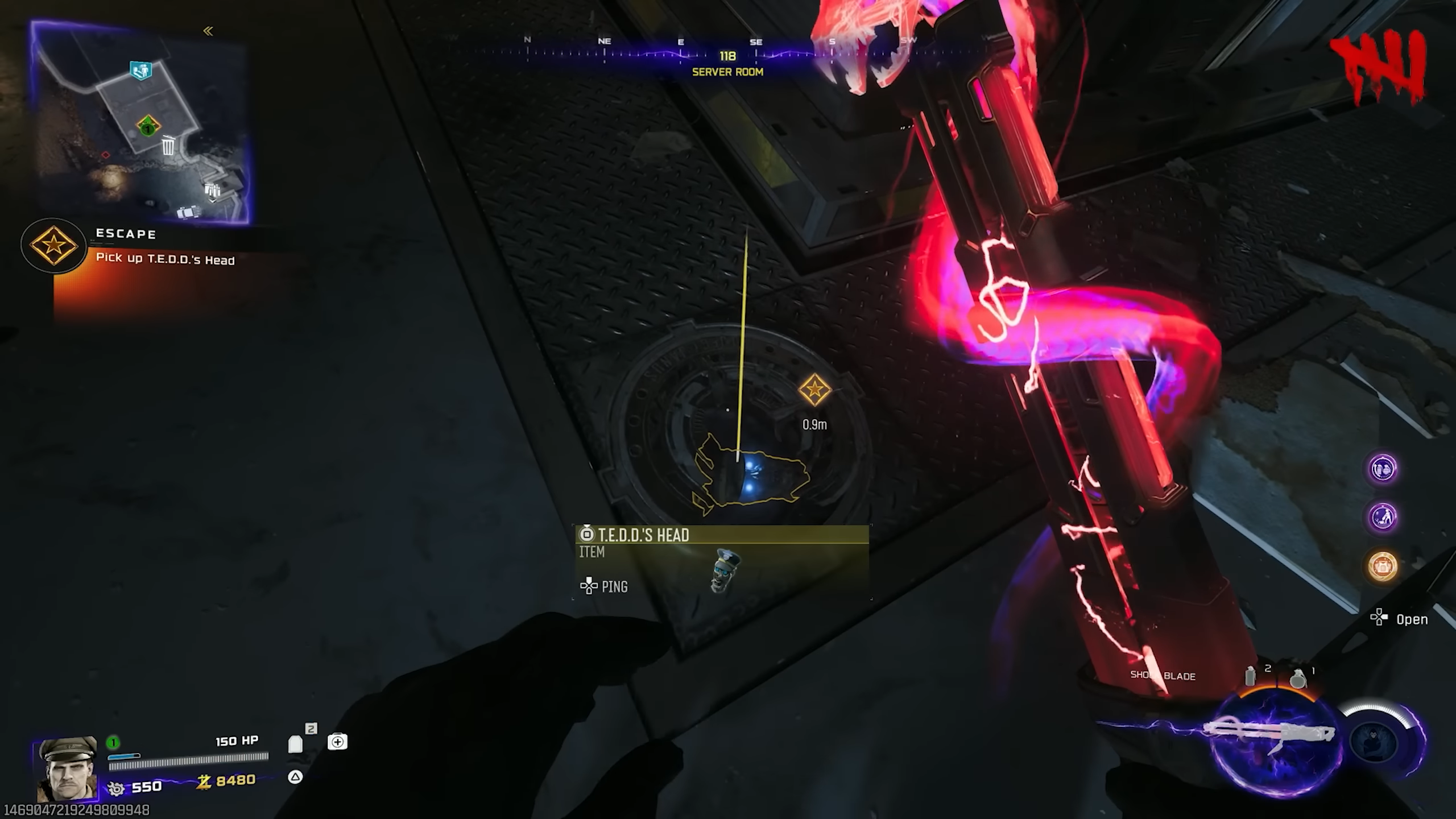 Collect T.E.D.D.'s Head and install it into Ol' Tessie (Image via Activision)