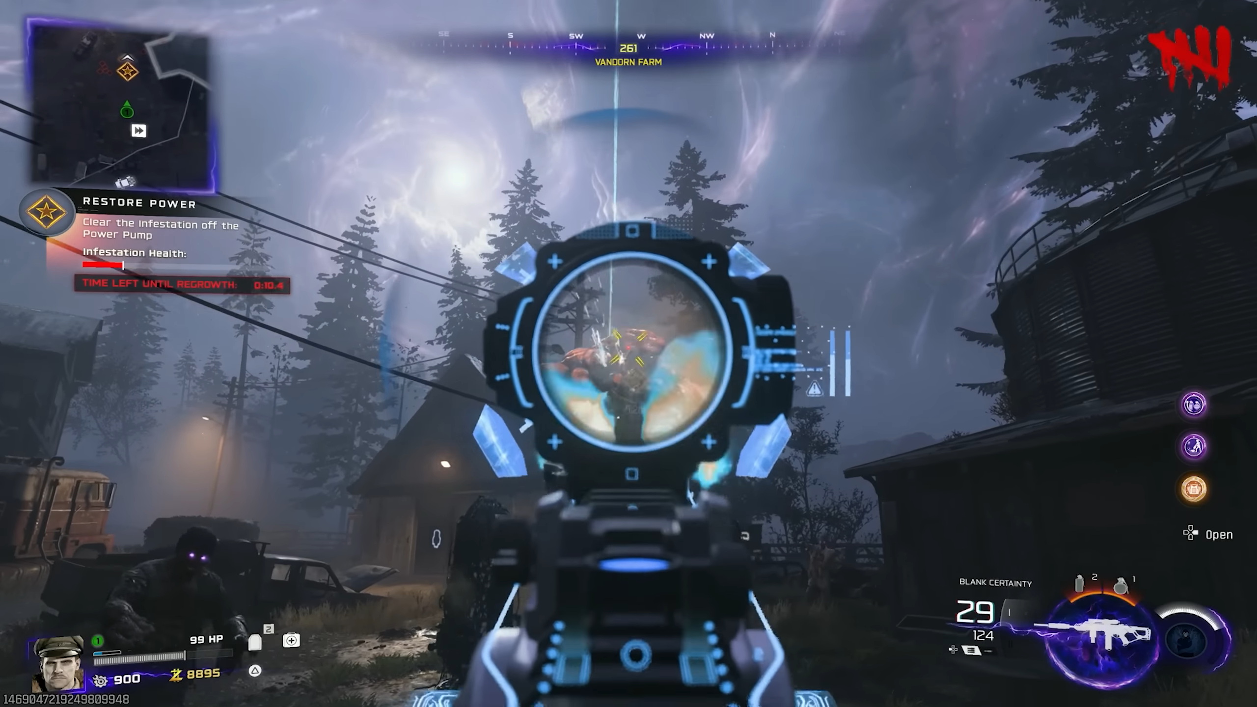 Clear the infestation on the Power Pump (Image via Activision)