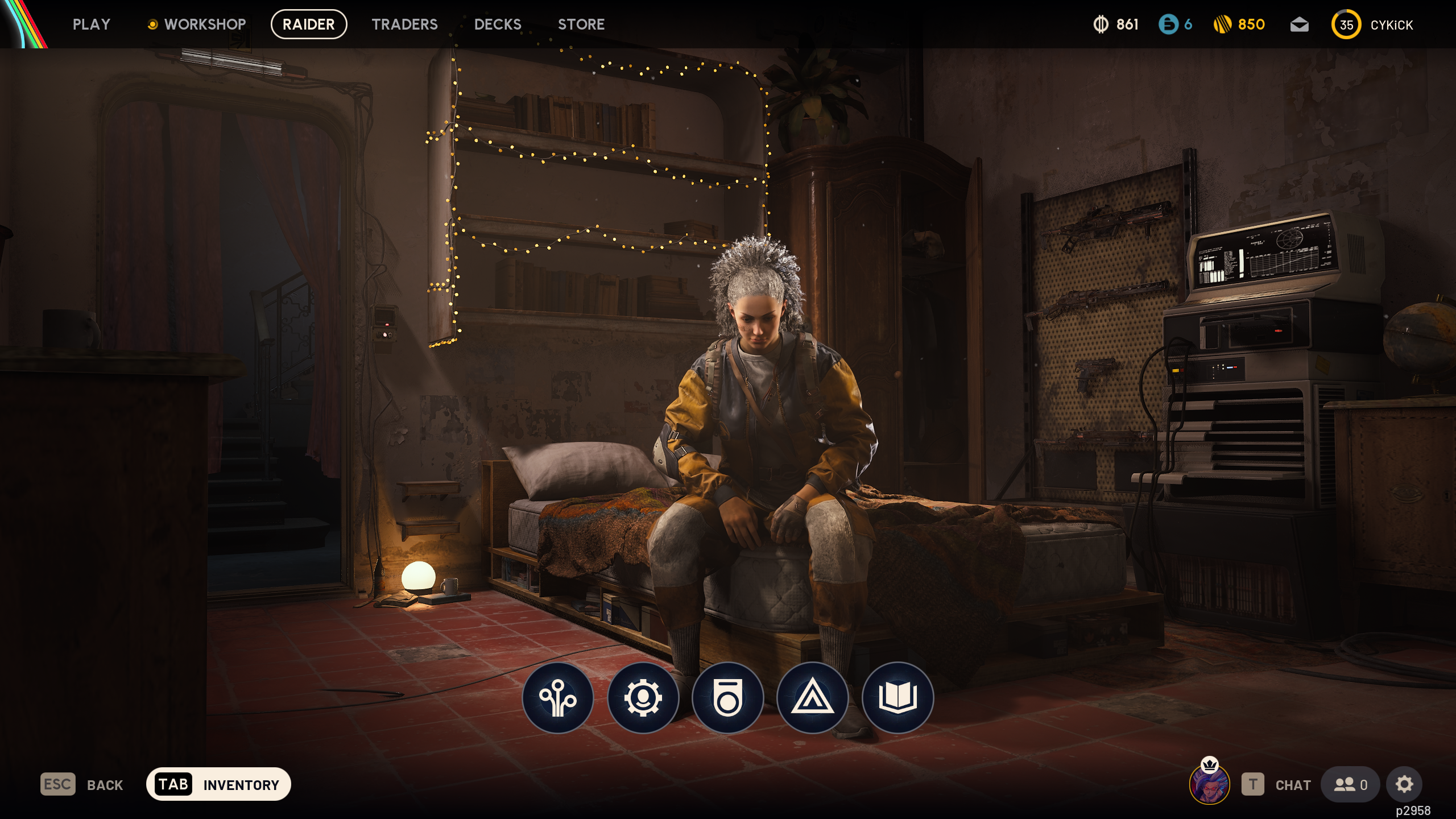 Raider Hideout Overview in Arc Raiders (Image via Embark Studios)