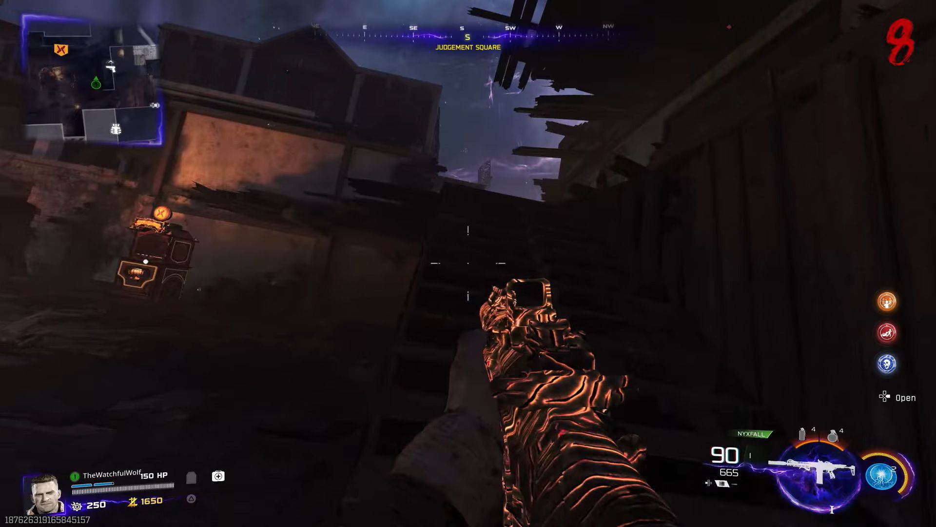 The second pair of headphones is on a wooden beam (Image via Activision | @Watchful Wolf/Youtube)