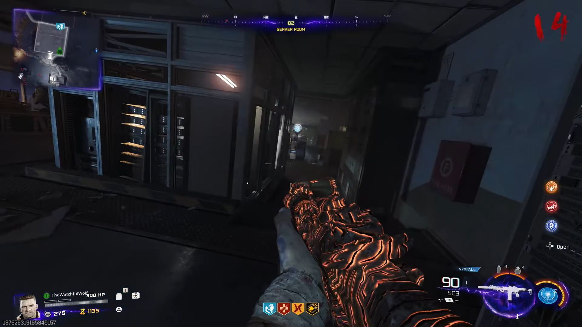 Server Room has the first pair of headphones (Image via Activision | @Watchul Wolf/Youtube)