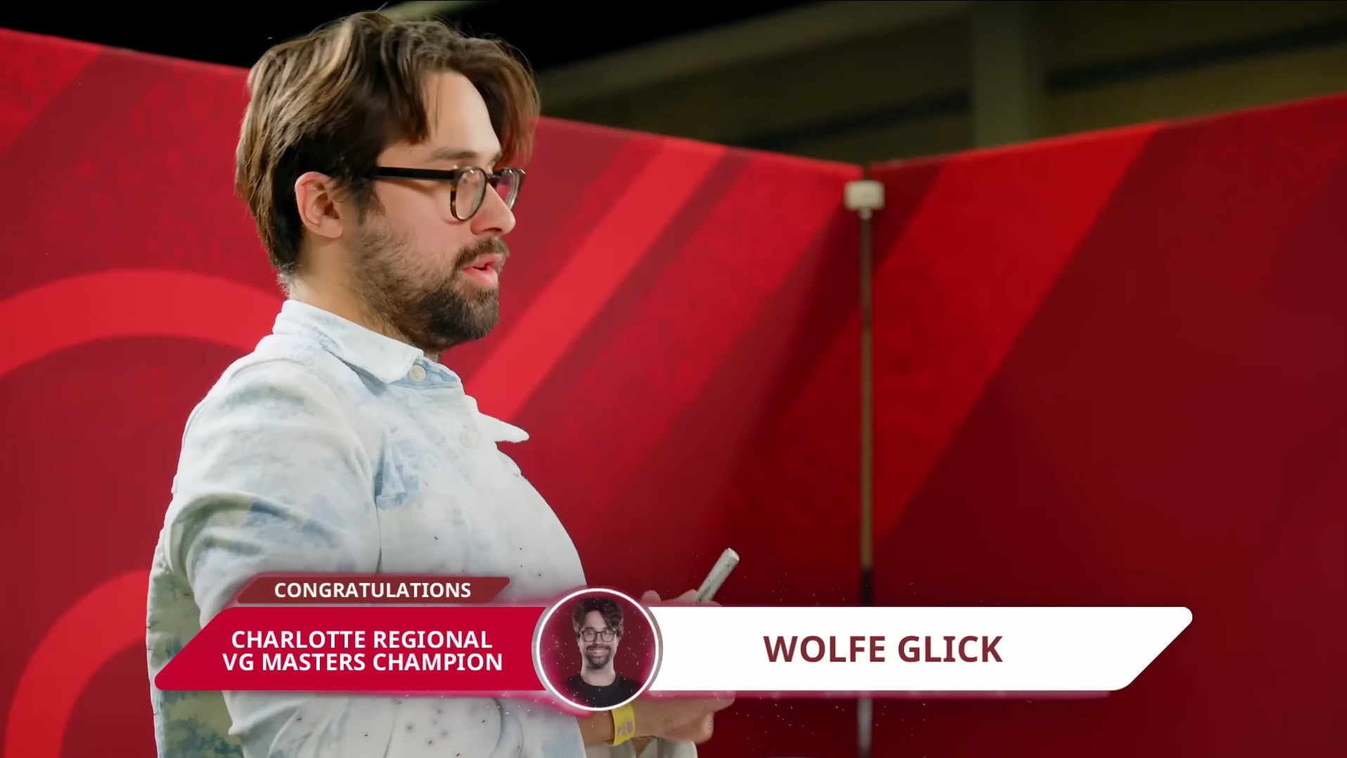 Wolfe Glick winning the 2024 Charlotte Regional (Image via TPC)