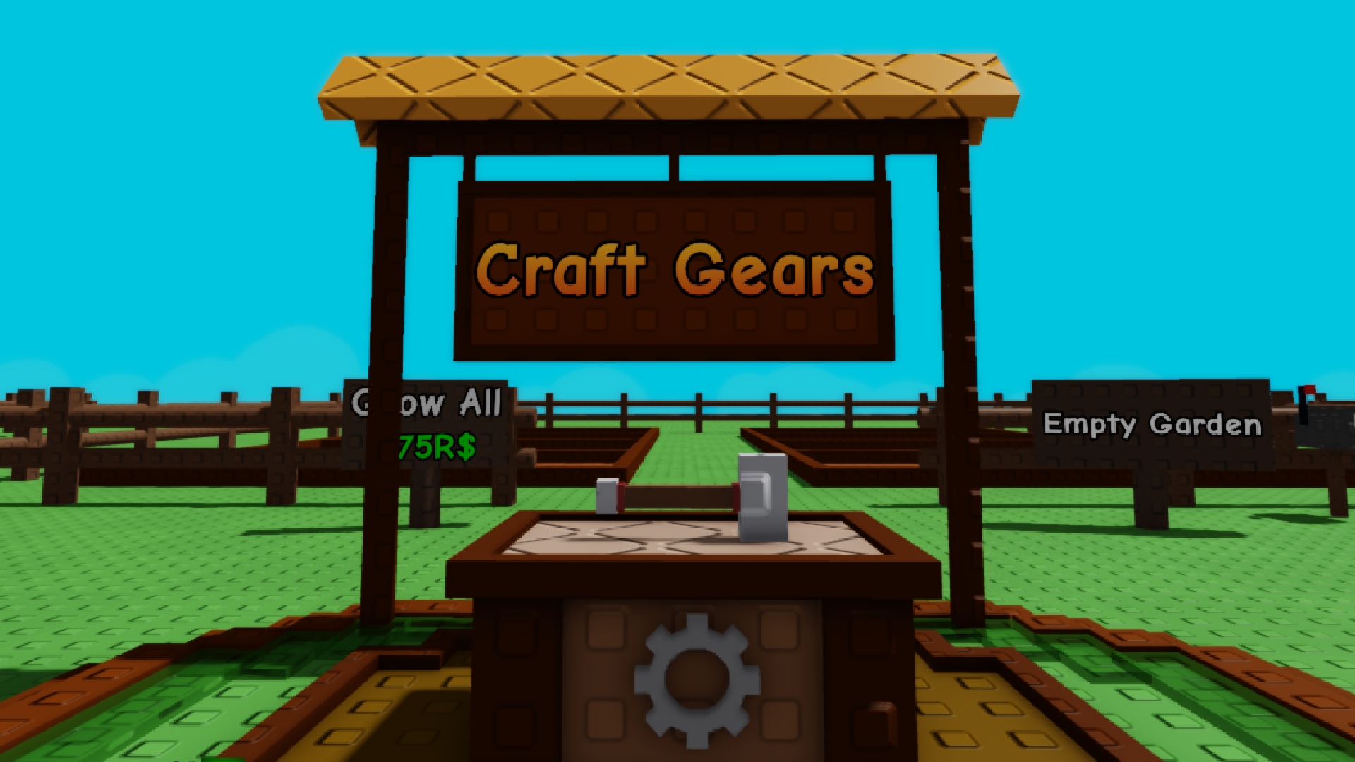 Smithing Event Gear Crafting Table (Image via Roblox Corporation)