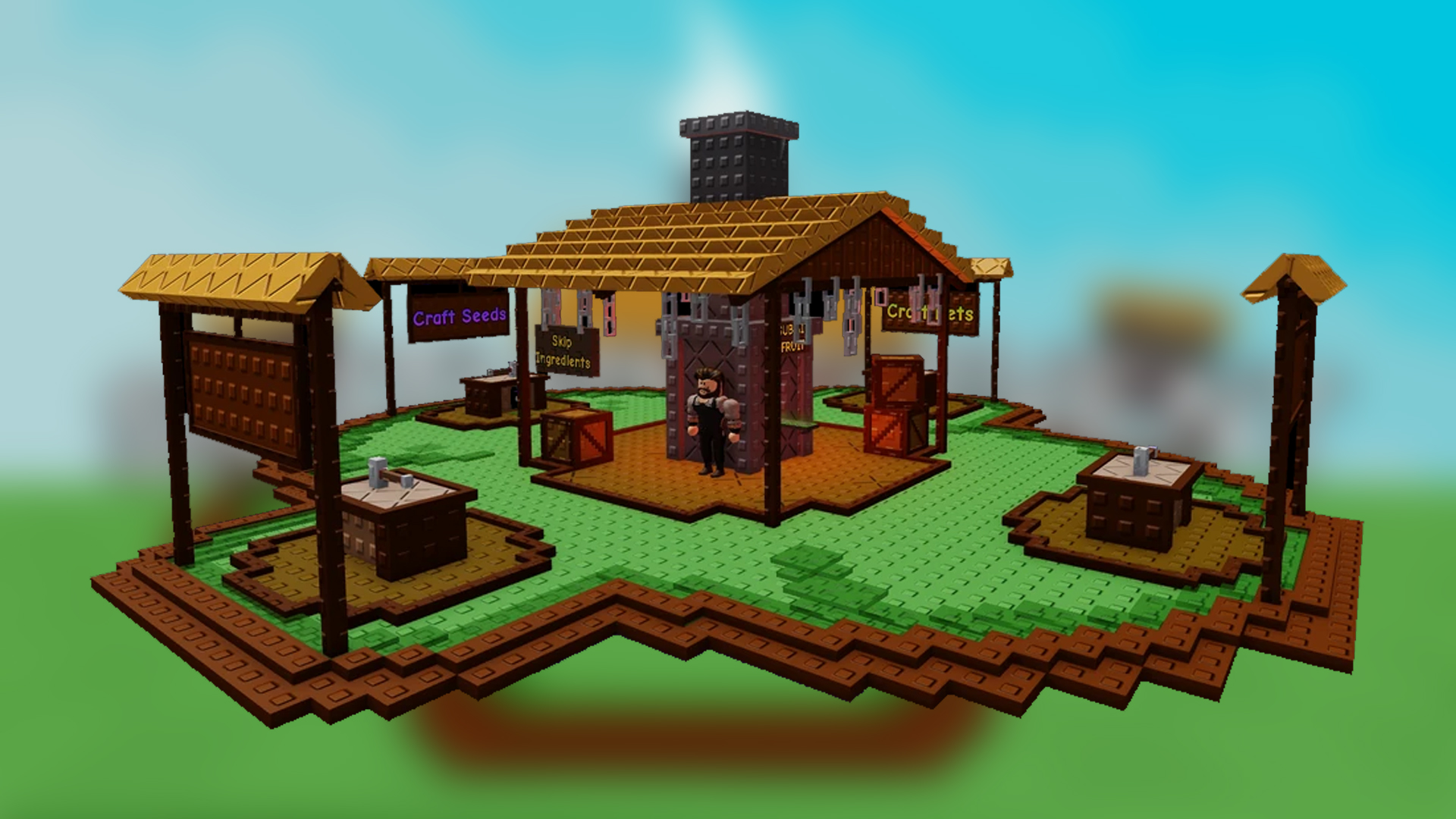 All new Smithing Island (Image via Roblox Corporation)