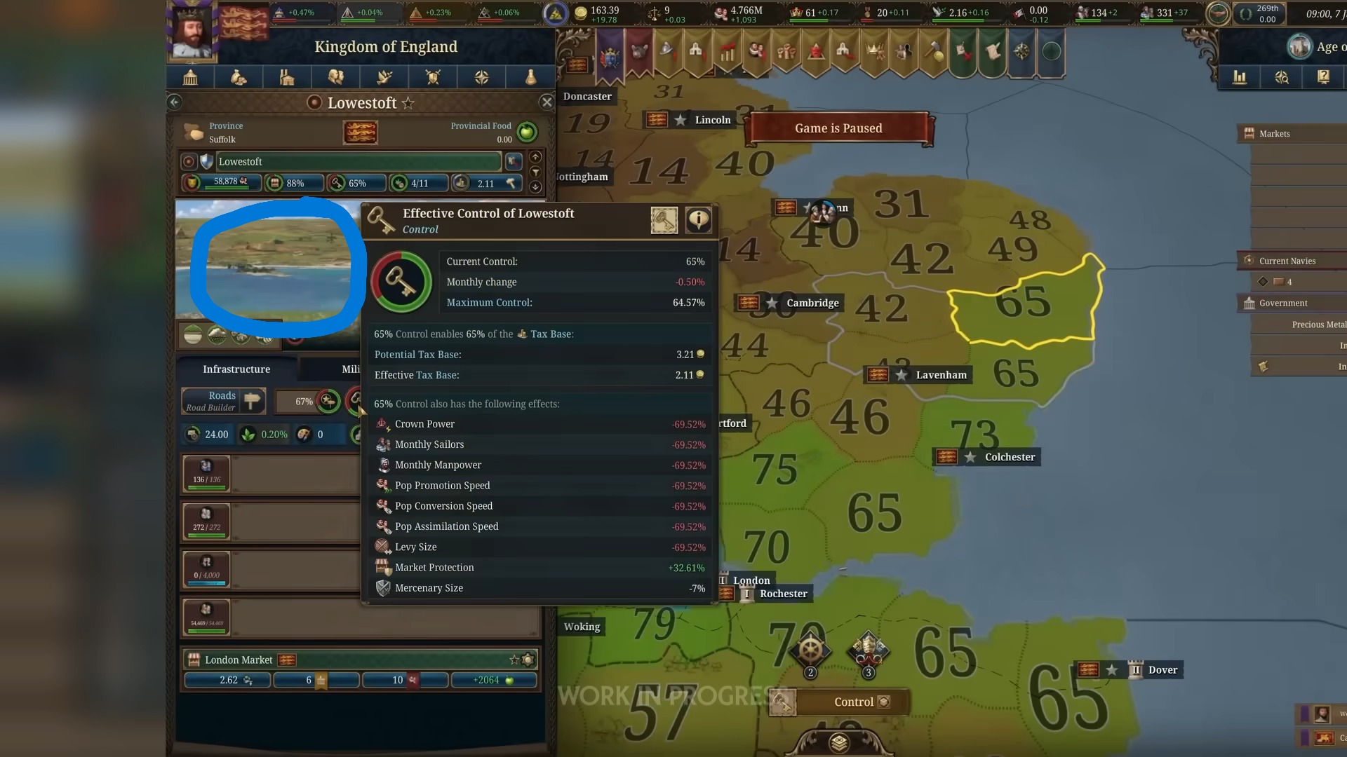 The label will show up here (Image via Paradox Interactive)