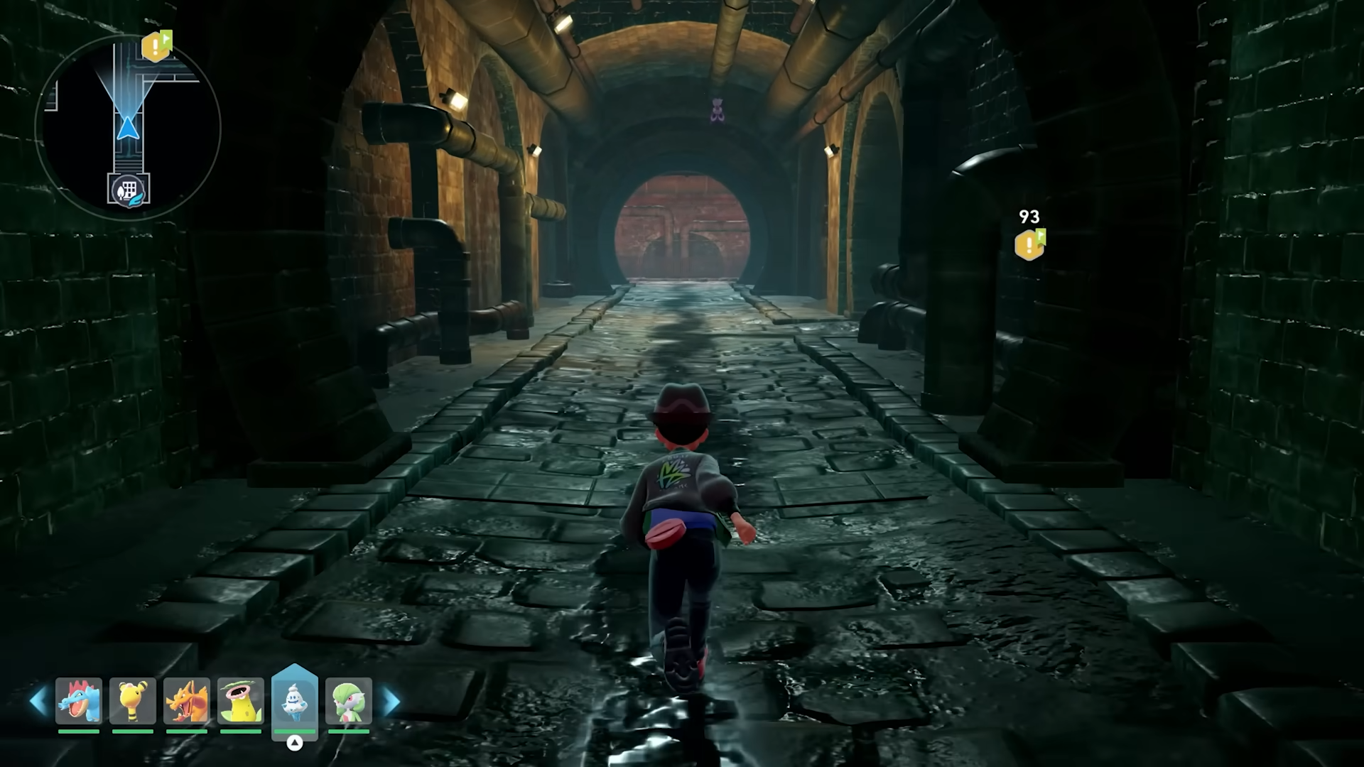 The sewers are much more visually appealing than the main Lumiose City in Pokemon Legends Z-A.