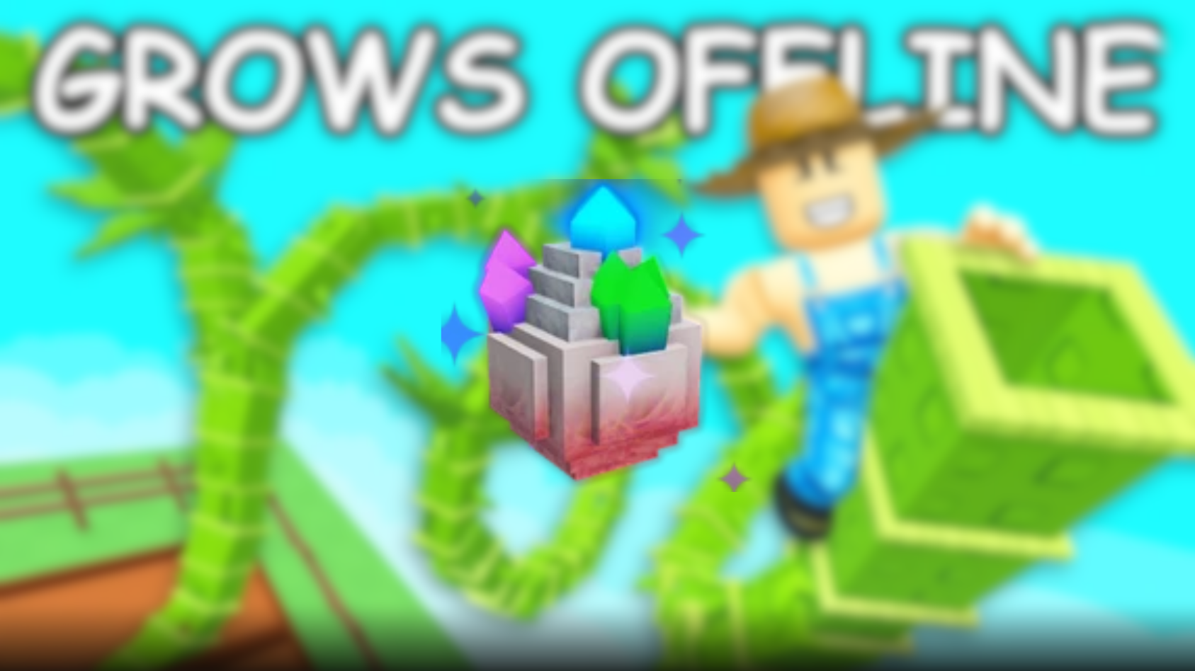 The gem egg in Grow a Garden (Image via Roblox Corporation)