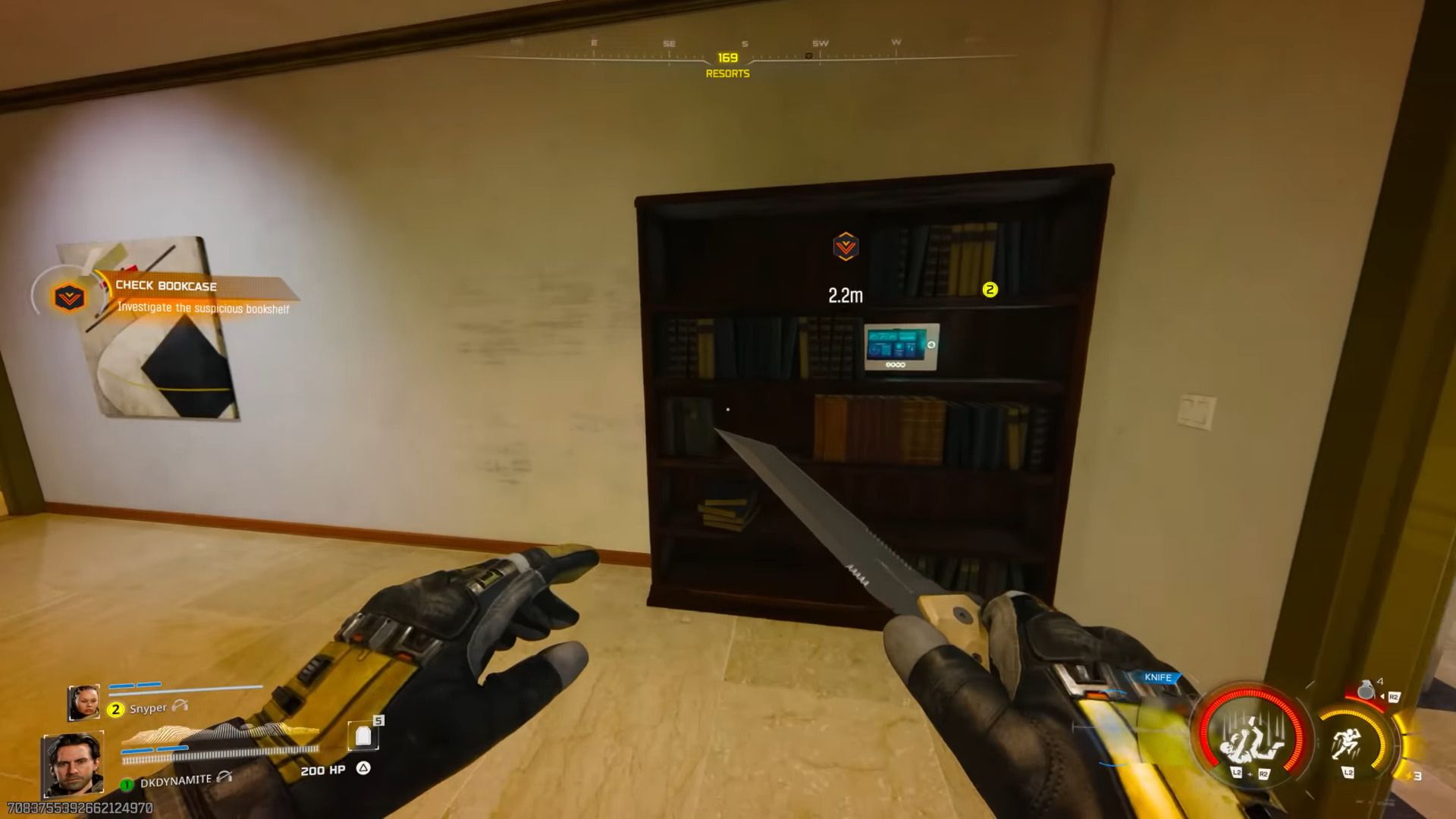 Quarantine Black Ops 7 Secret Door location Resort